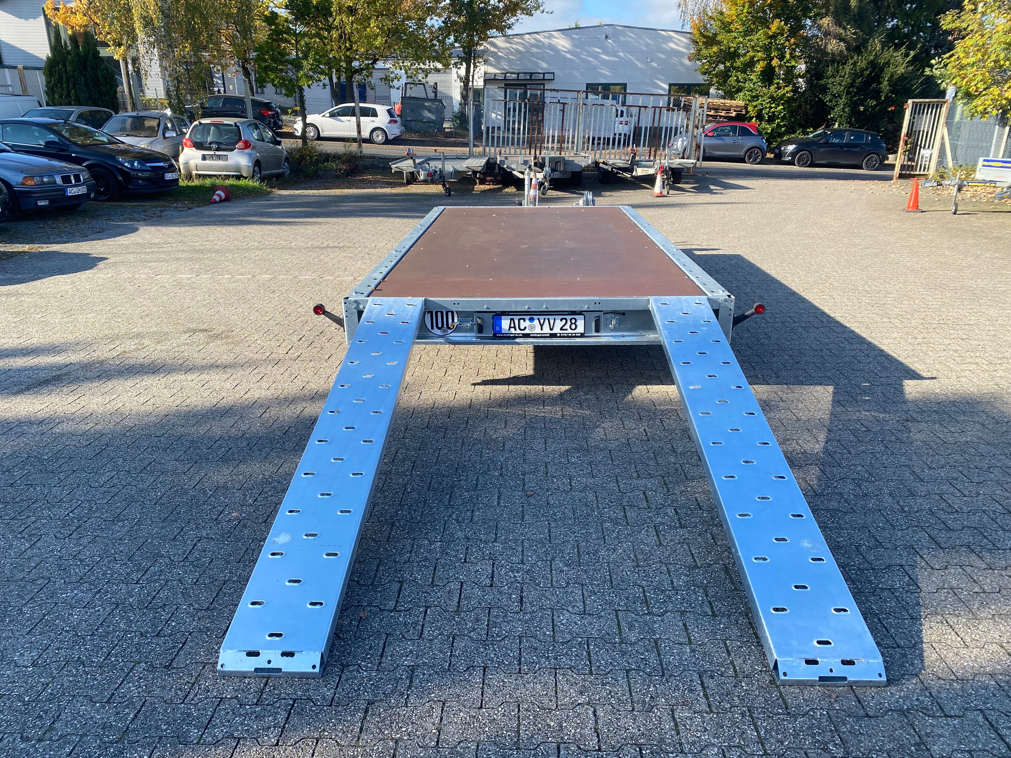 Temared Autotransportanhänger / Autotrailer Plattform 4500 x 2150 mm 3000 Kg – 3