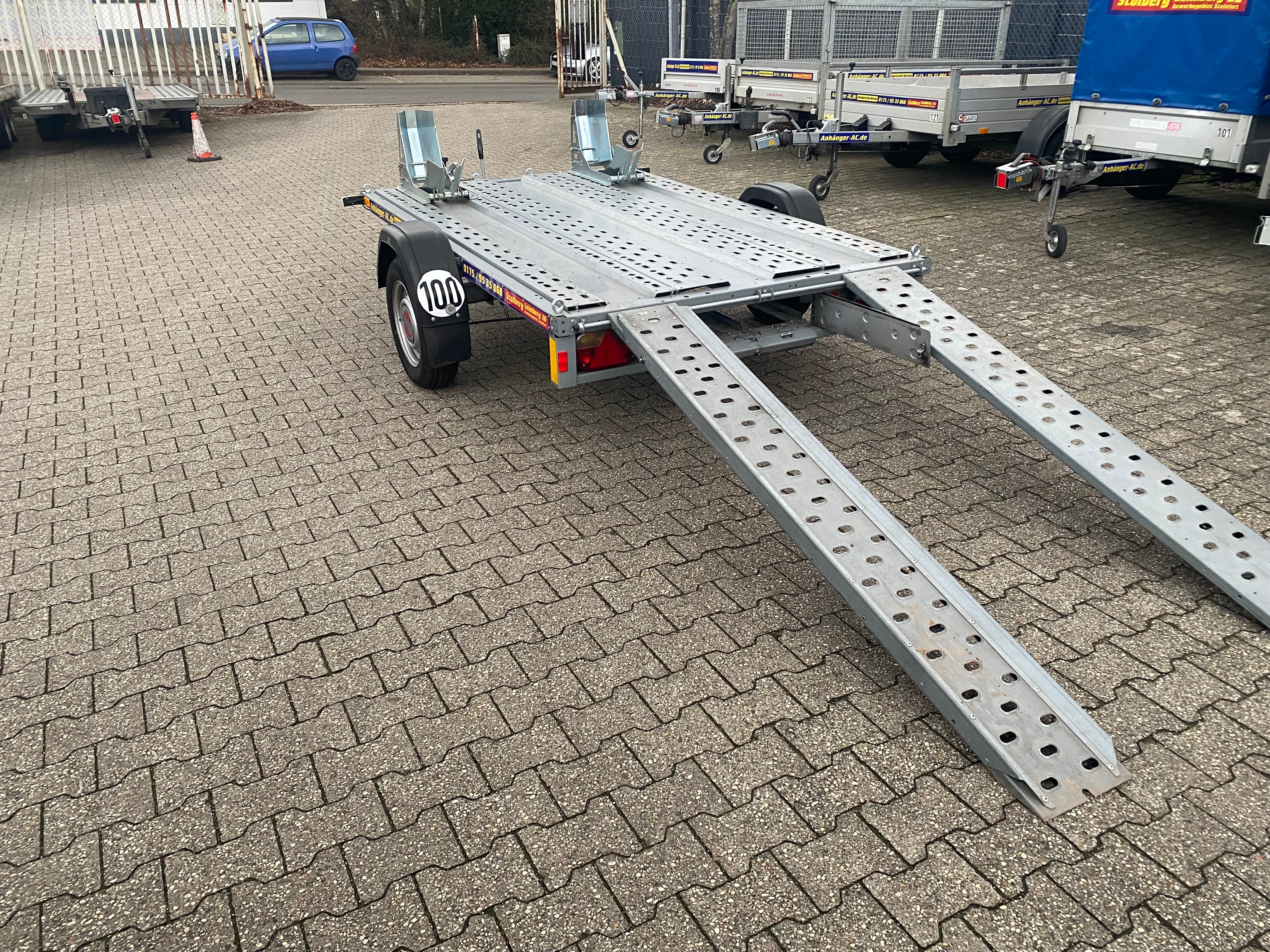 Motorradanhänger (2er) 100 Kmh Zulassung – 4