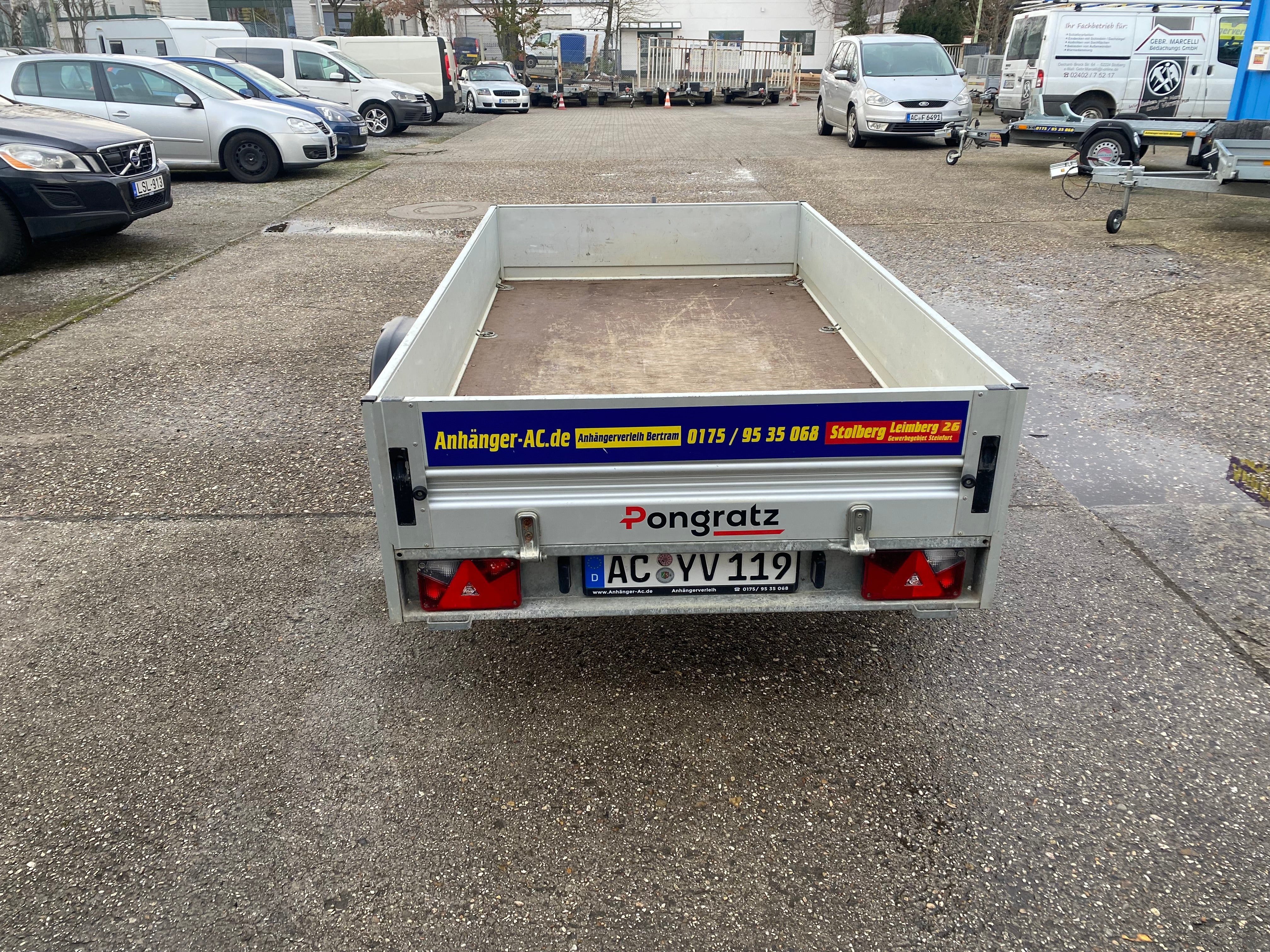 Kastenanhänger / Tieflader 1300 Kg – 3