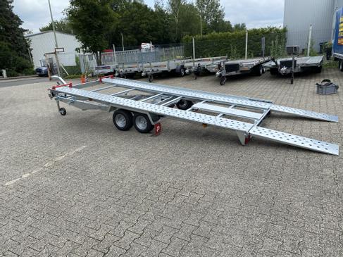 Pongratz Autotransportanhänger / Autotrailer 4700 mm 3000 kg Kippbar 100 Kmh Zulassung – 2