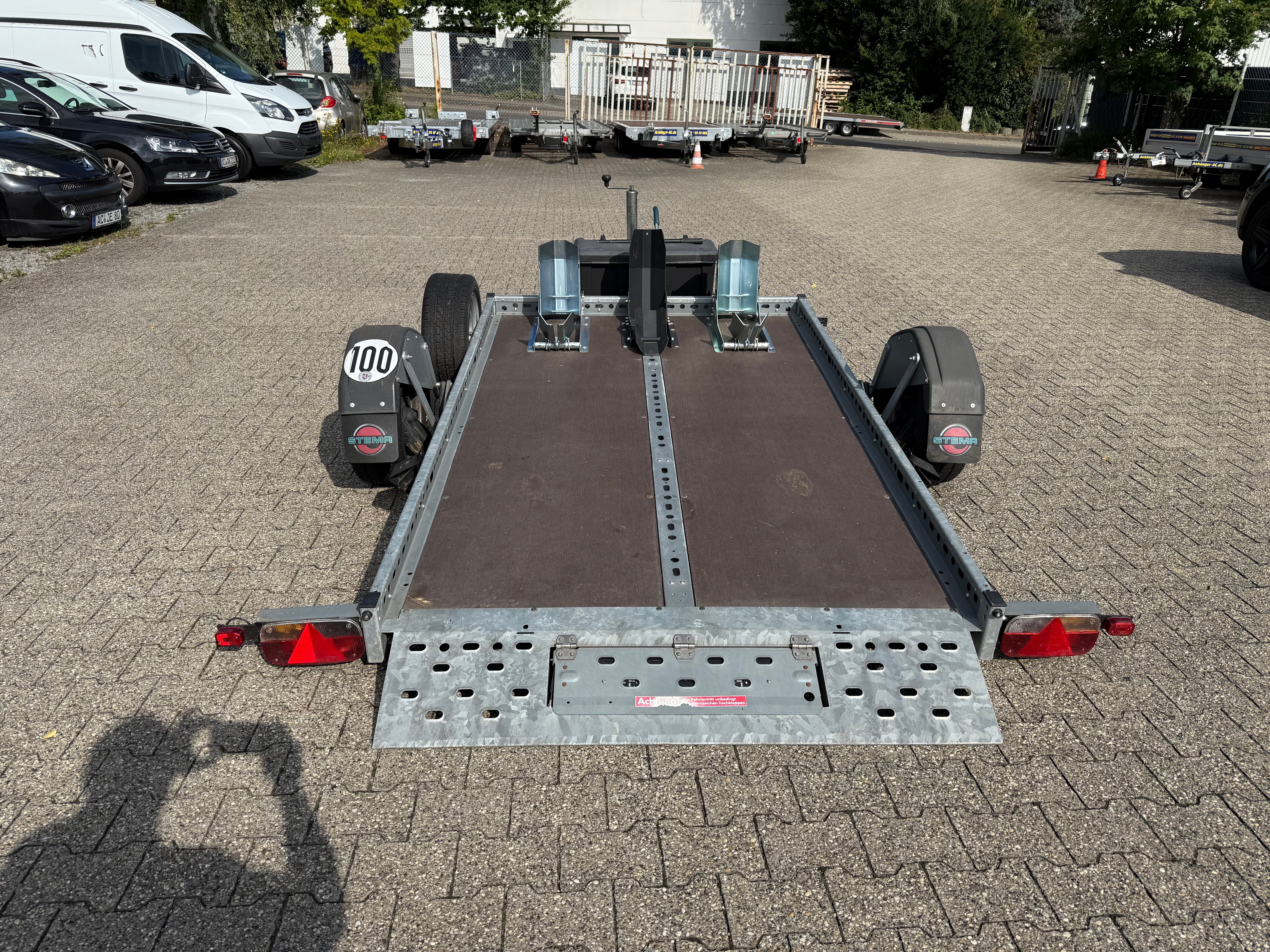Stema Motorradanhänger Absenkbar (1-3er)  100 Kmh Zulassung – 2