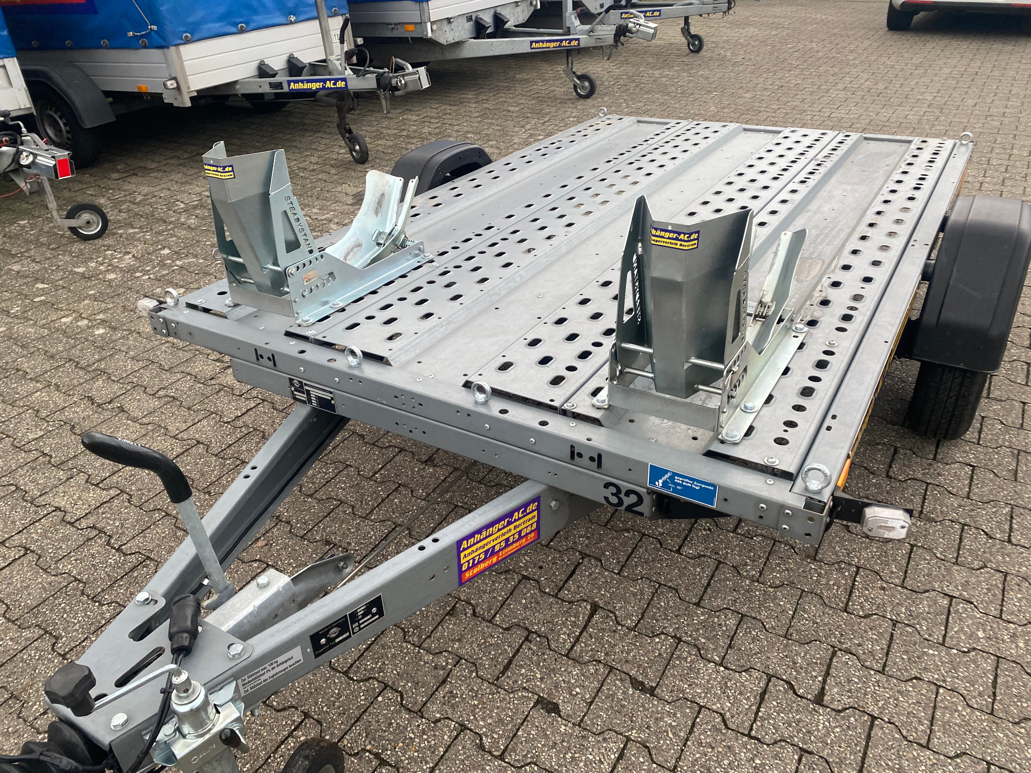 Motorradanhänger (2er) 100 Kmh Zulassung – 3