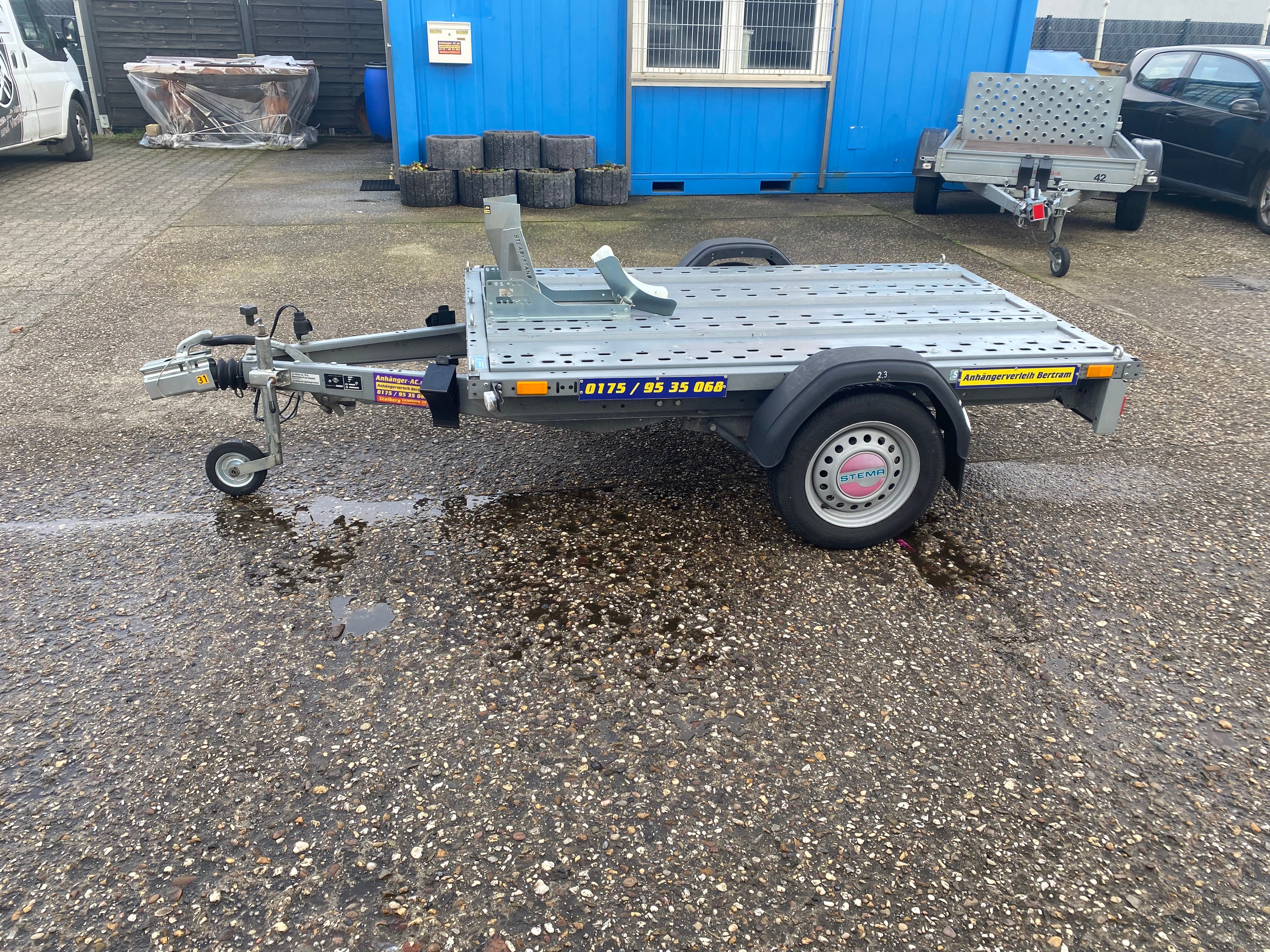 Motorradanhänger  850 kg   100 kmh Zulassung – 2