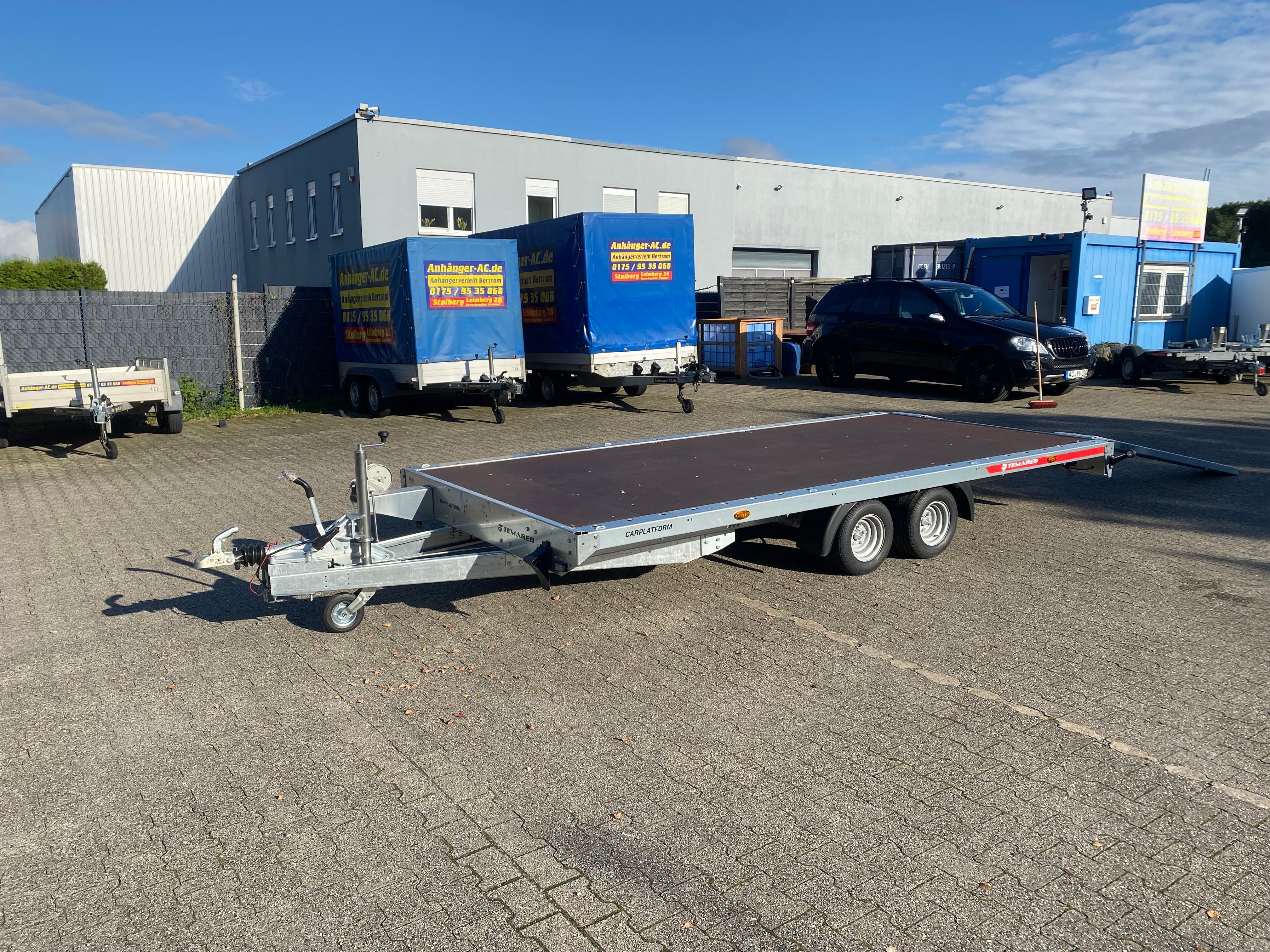 Temared Autotransportanhänger / Autotrailer Plattform 4500 x 2150 mm 3000 Kg – 2