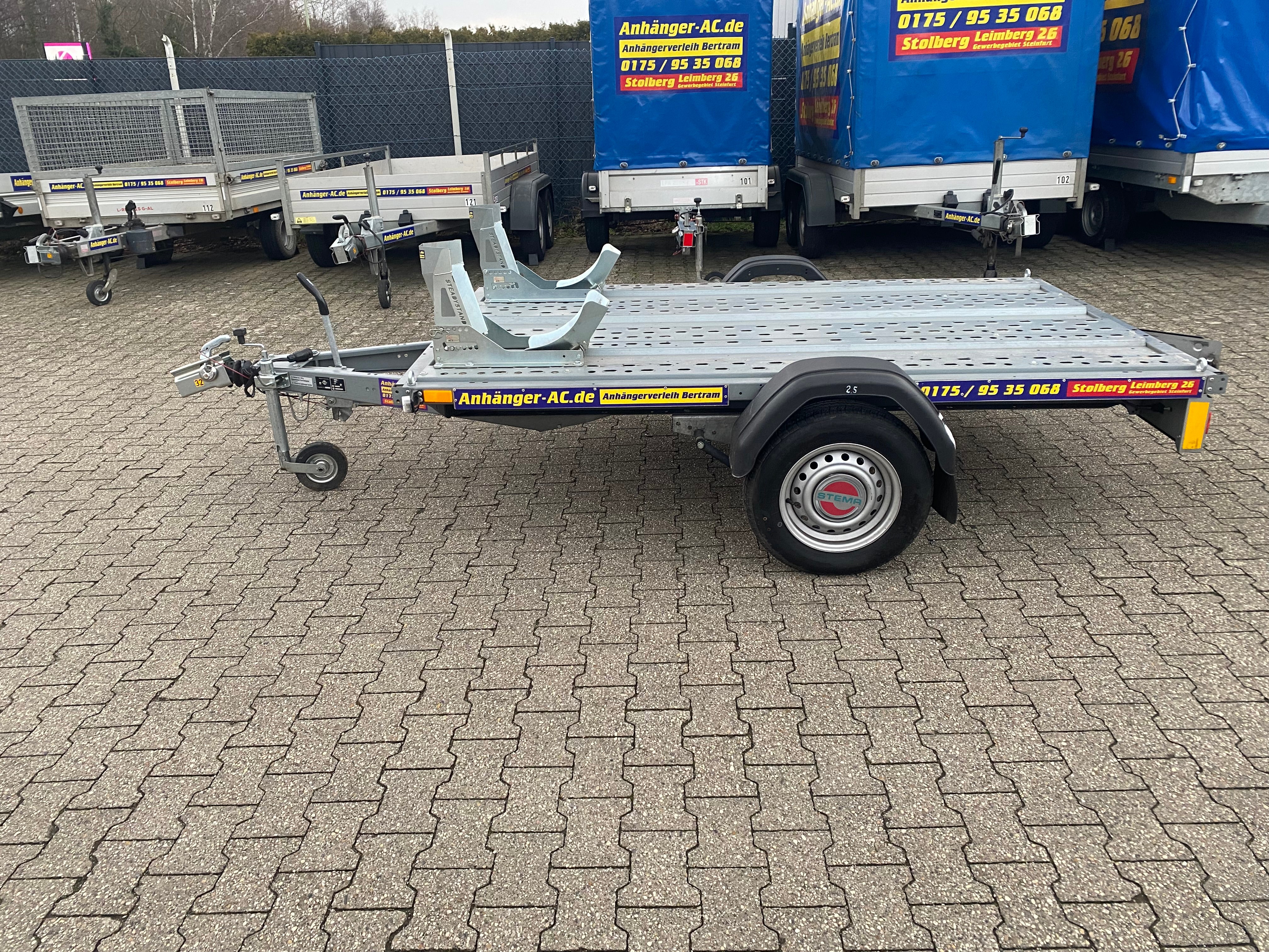 Motorradanhänger (2er) 100 Kmh Zulassung – 2