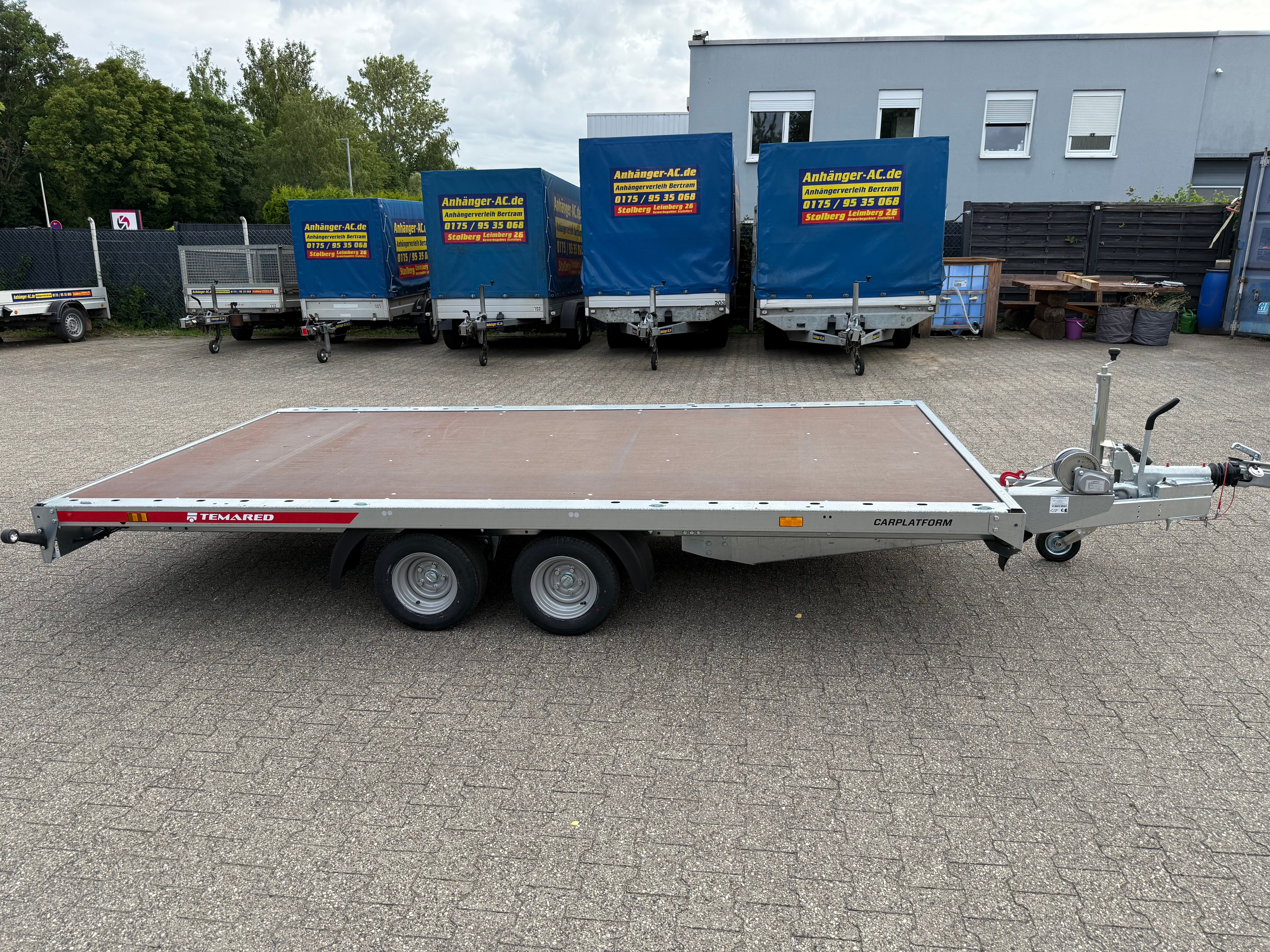 Autotransportanhänger / Autotrailer 2700 kg Plateau 100 Kmh Zulassung – 2
