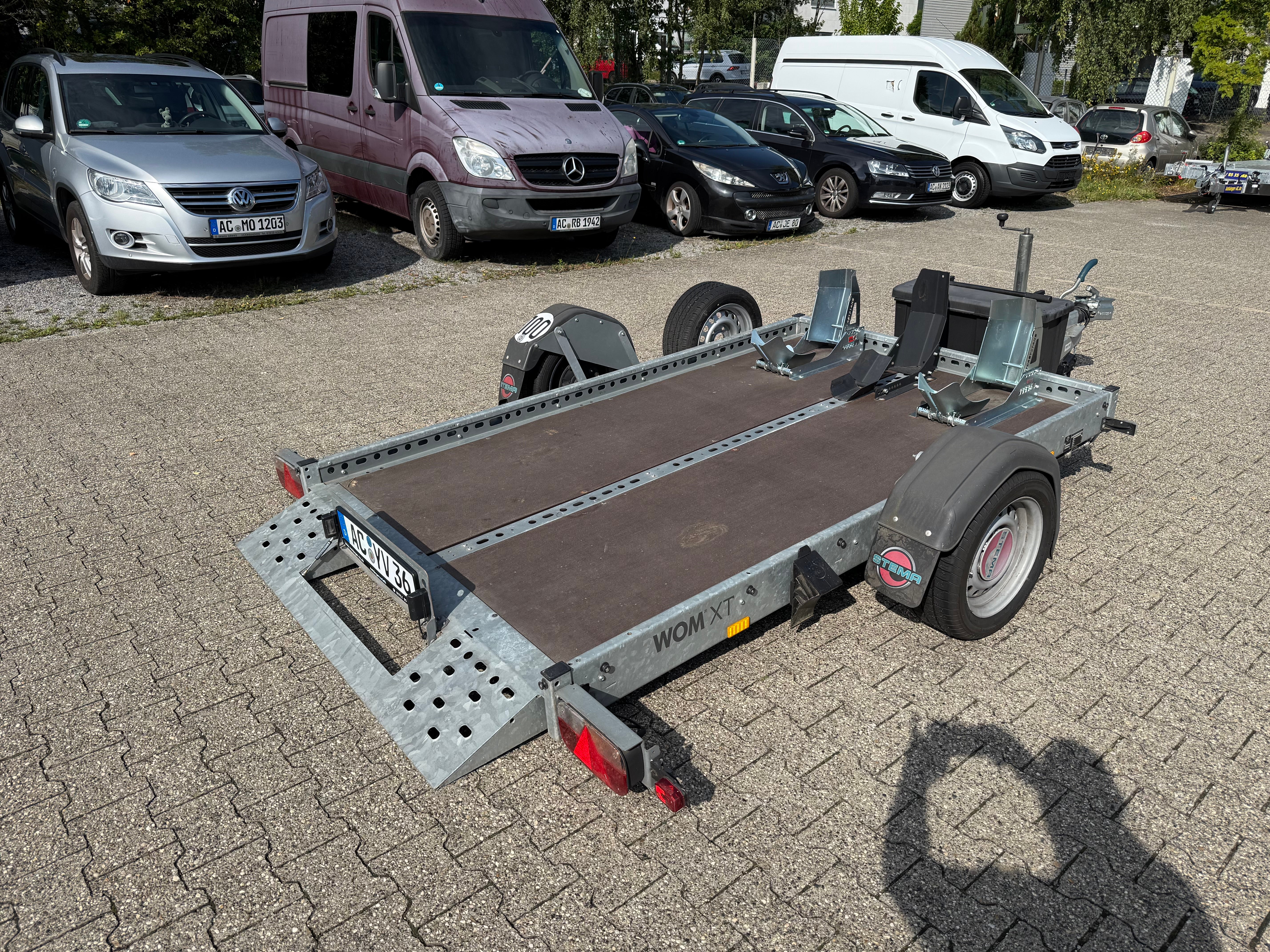 Stema Motorradanhänger Absenkbar (1-3er)  100 Kmh Zulassung – 3