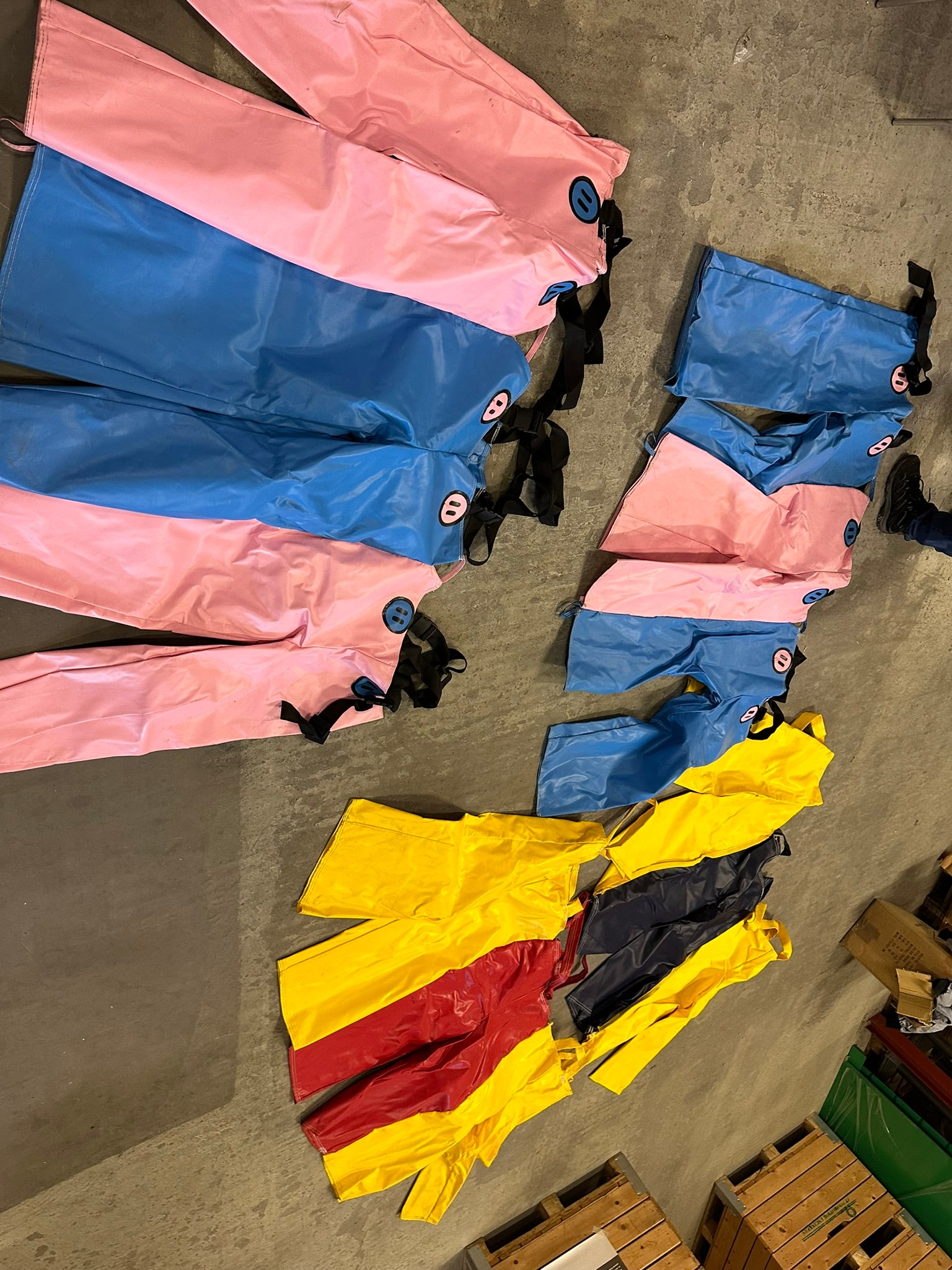 Spaßhose Teamwork 3 Personen Zwilling / Drillingshose Teaming – 2