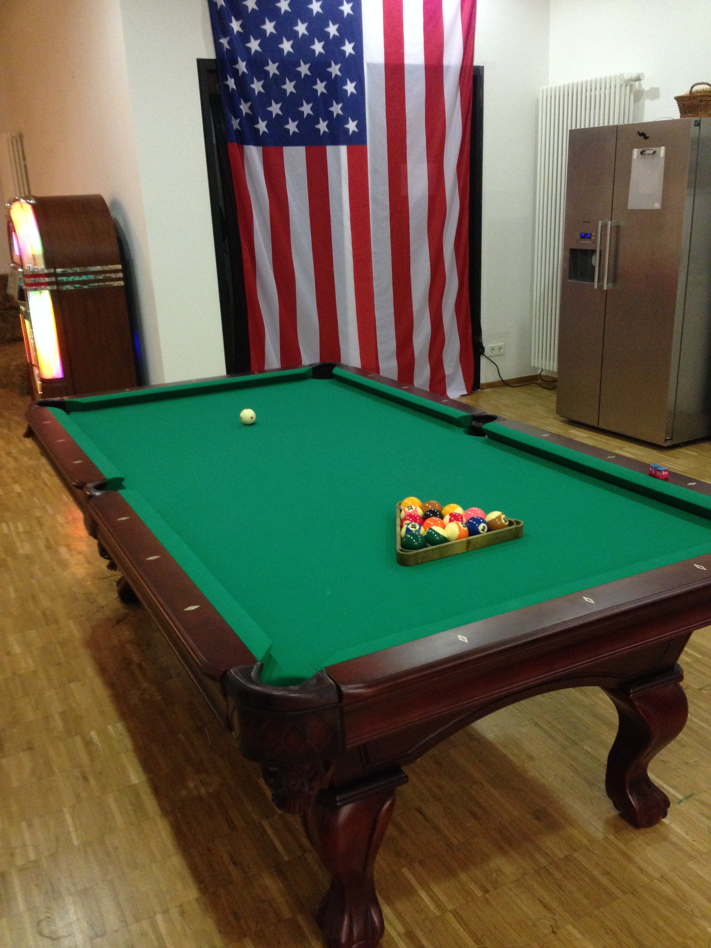 Billardtisch, Poolbillard, Poolbilliard, Billiard, Billiardtisch
