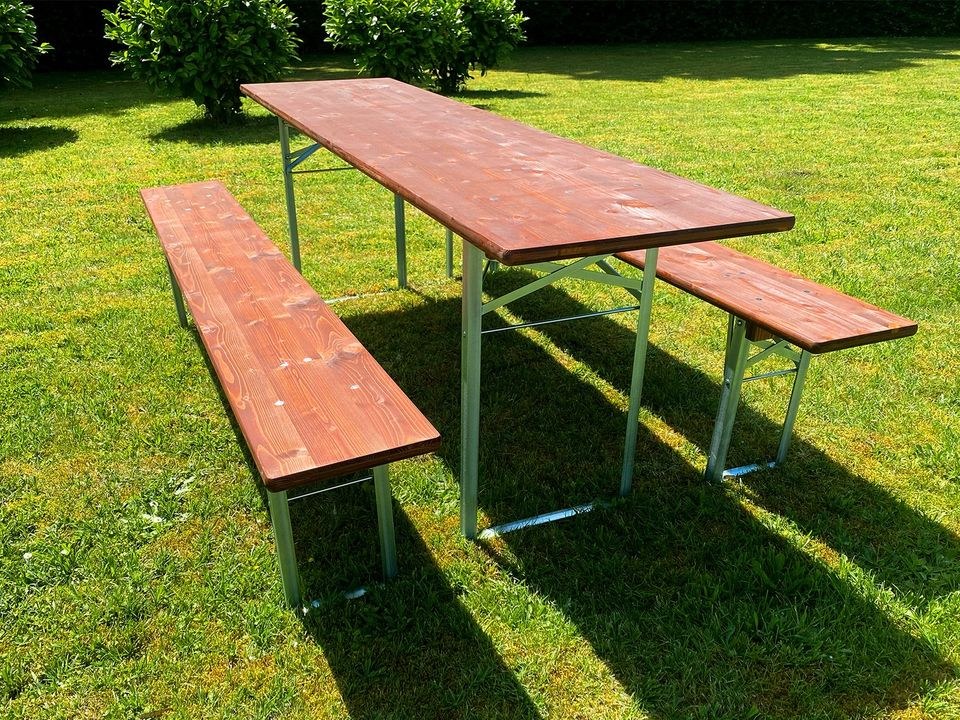 Bierzeltgarnitur extra breit 220x70cm in Köln mieten – – 4