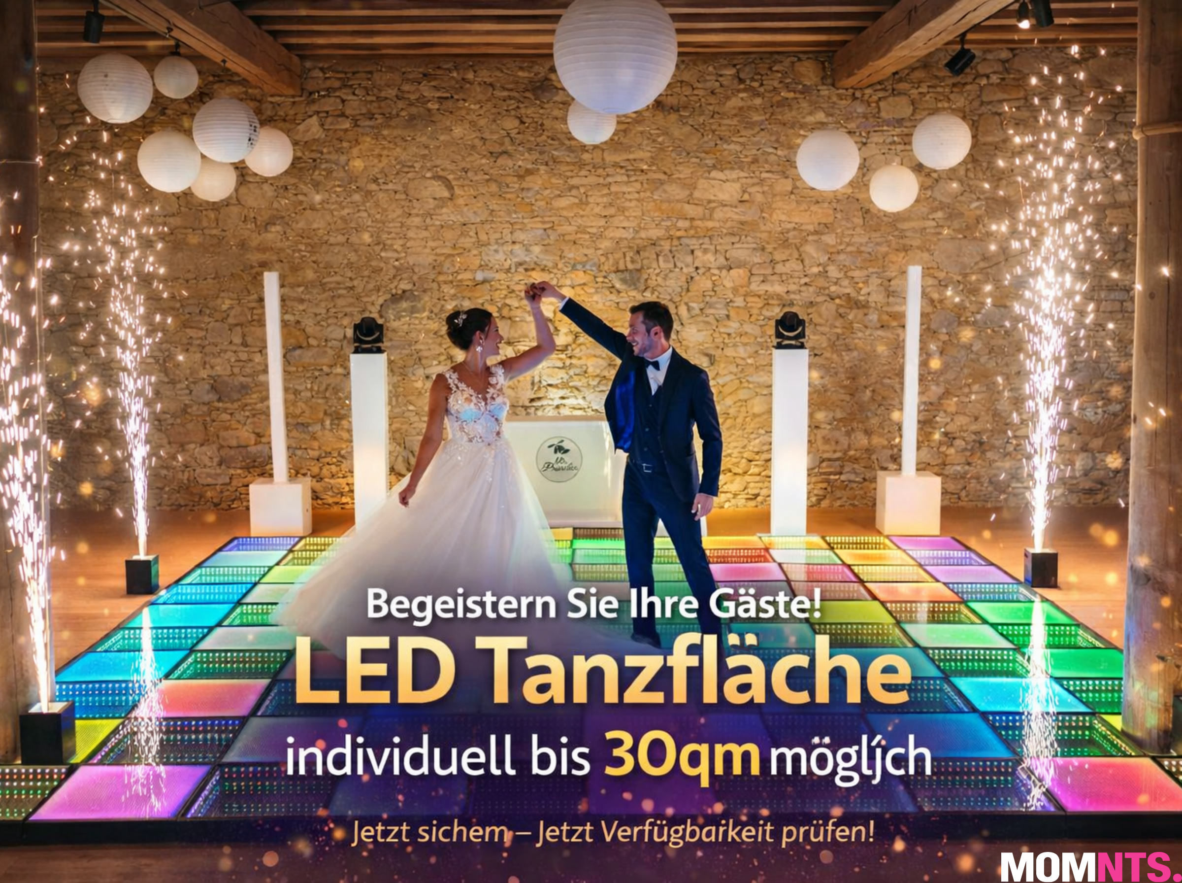 LED Dancefloor LED beleuchtete Tanzfläche Tanzboden 30qm – 4