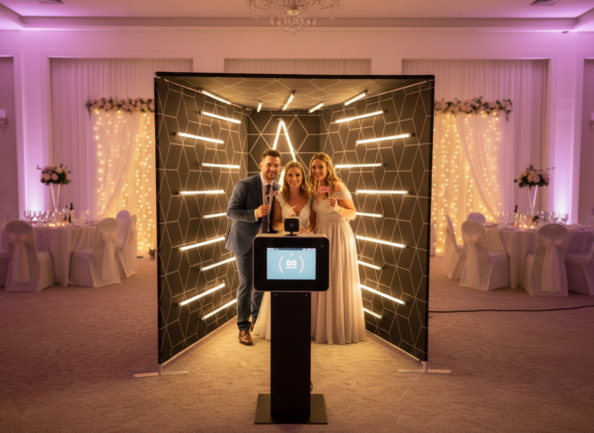 VOGUE Fotokabine mieten: LED Photo Booth Enclosure Hochzeit – 2