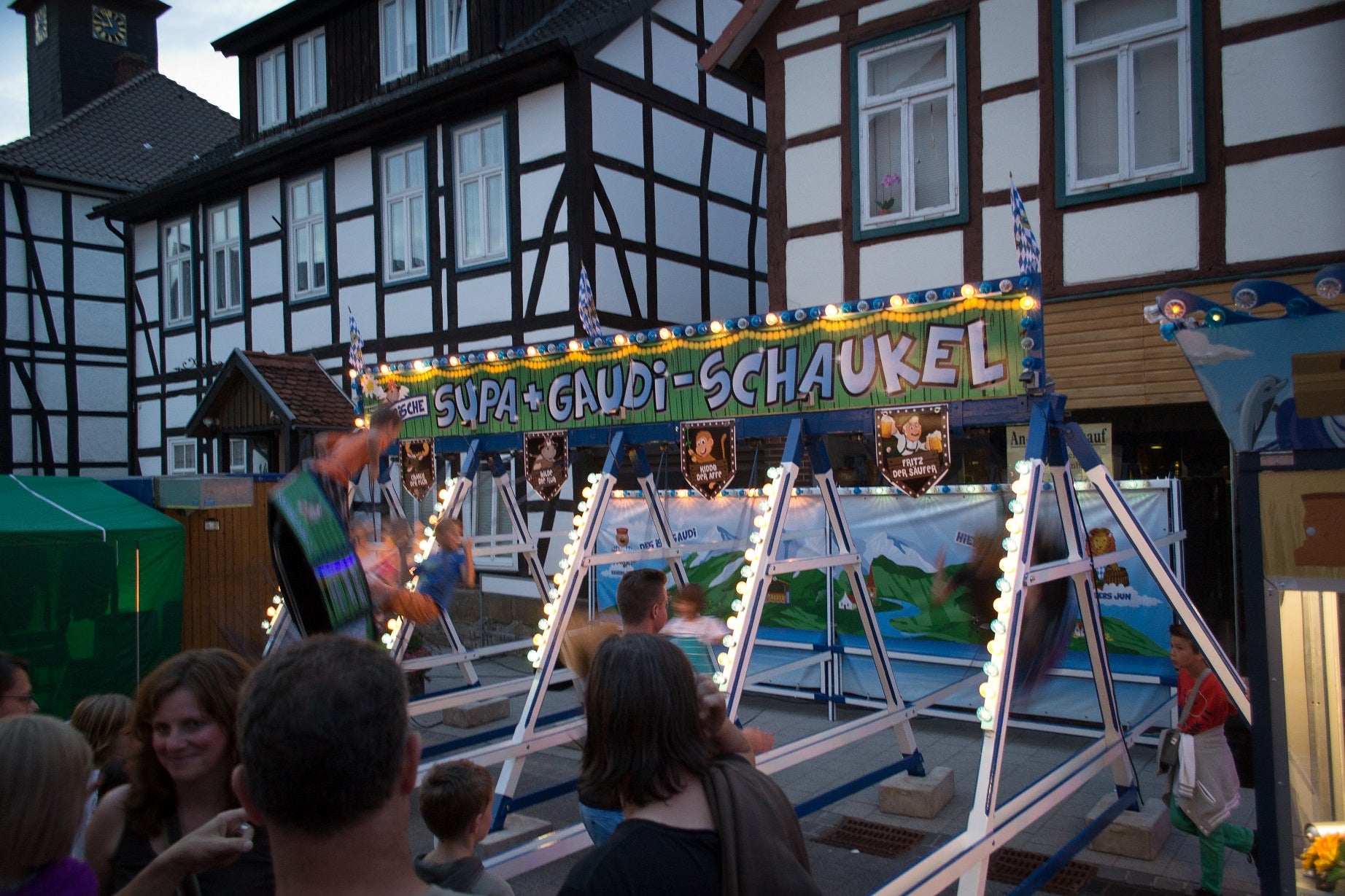 Kinder Schiffschaukel, Nostalgie Kinderkarussell SUPA GAUDI SCHAUKEL – 4