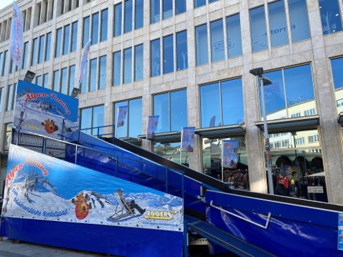 Mobile Rodelbahn, Alpen-Tubing, Speed-Tubingbahn, Rutsche inkl. 1 Eventbetreuer – 3