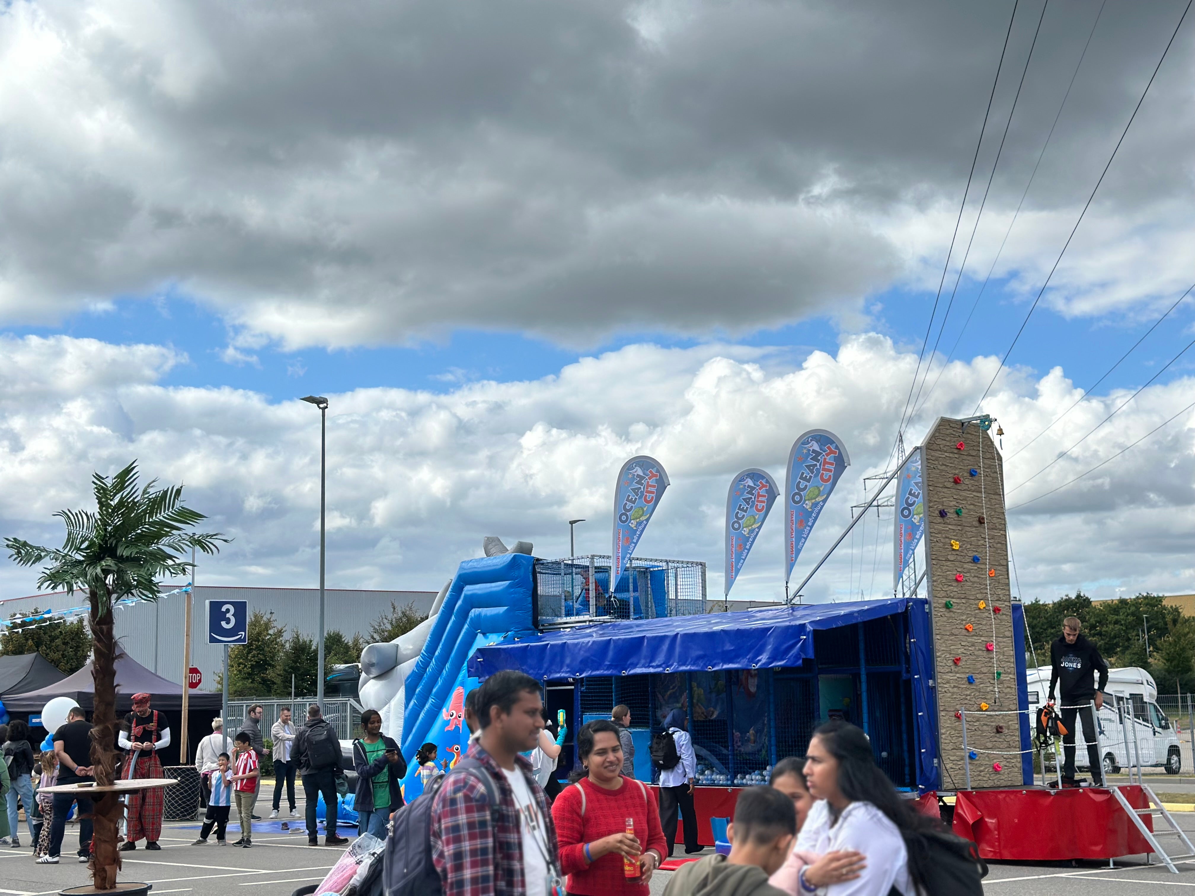Ocean City Multi-Eventmodul mit Kletterwand, Spielmobil,Rutsche – 4