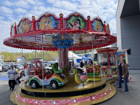 Kinderkarussell, Kinder Karussell "Kindertraum" mit 22 Sitzplätzen, Nostalgie Märchenkarussell – 4