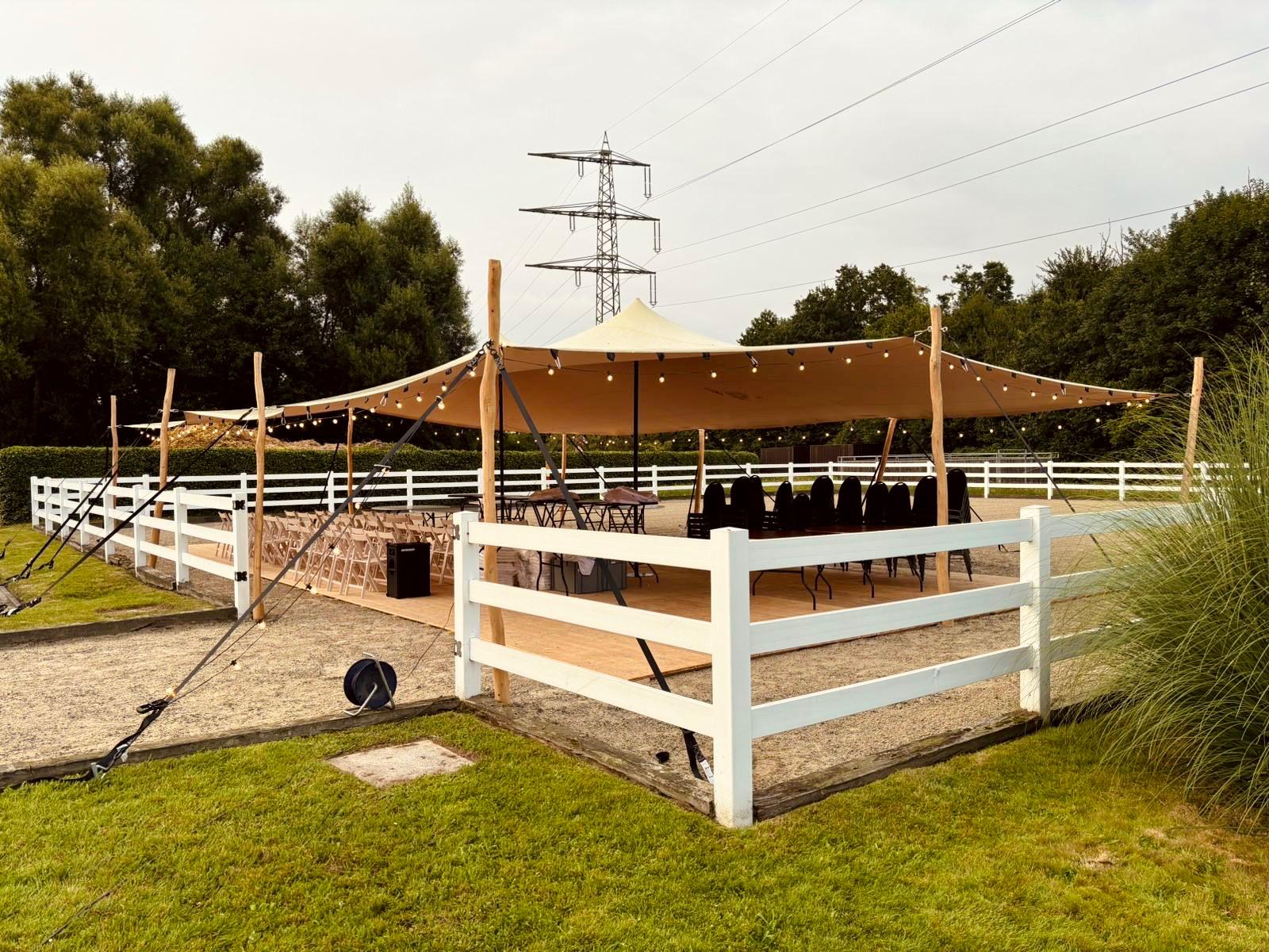 Stretchzelt 4x6m & 6x6m & 6x9m, Festzelt, Hochzeitszelt – 3