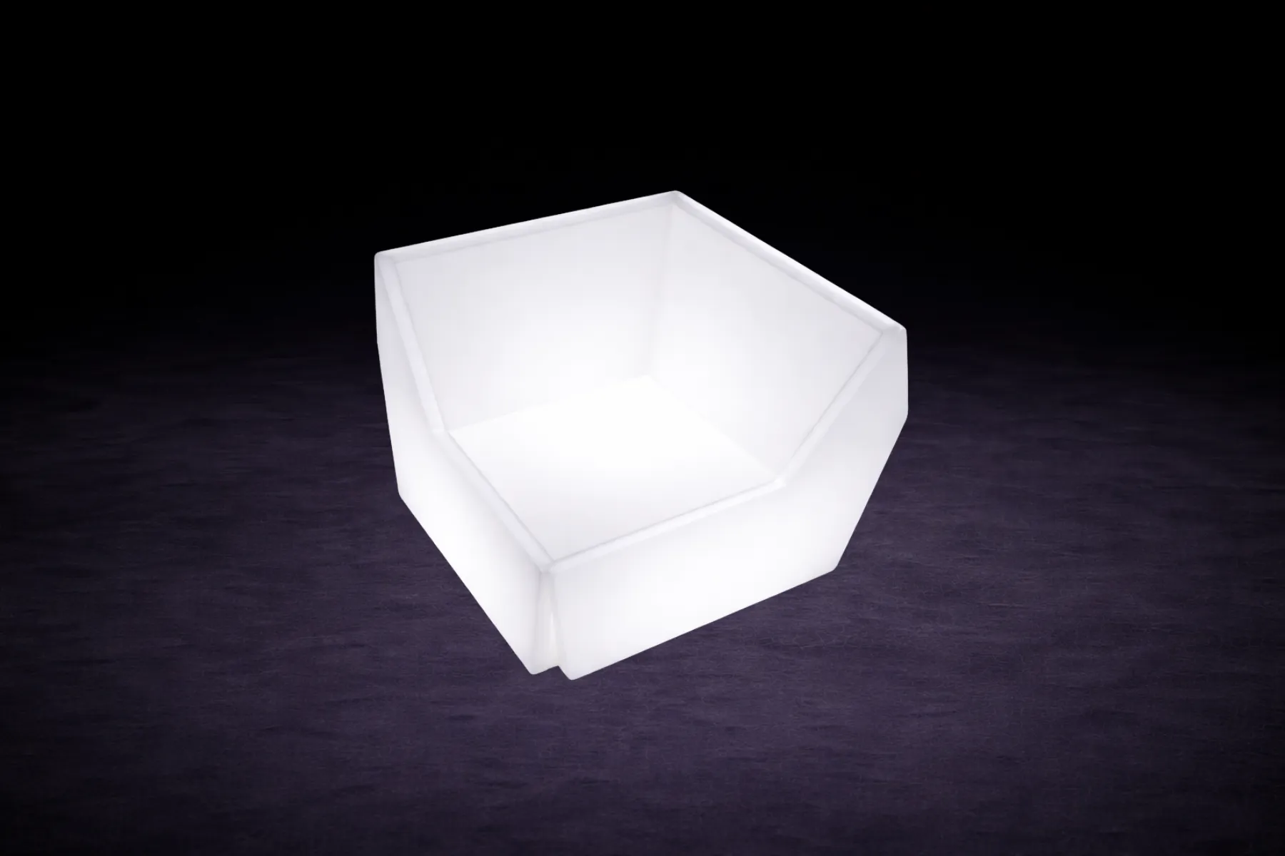 LED Sofa Eckstück mieten – beleuchtetes Loungemöbel