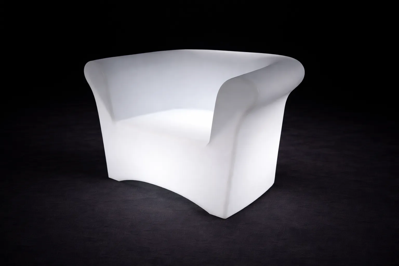 LED Lounge Halo mieten – beleuchtetes Loungemöbel – 2