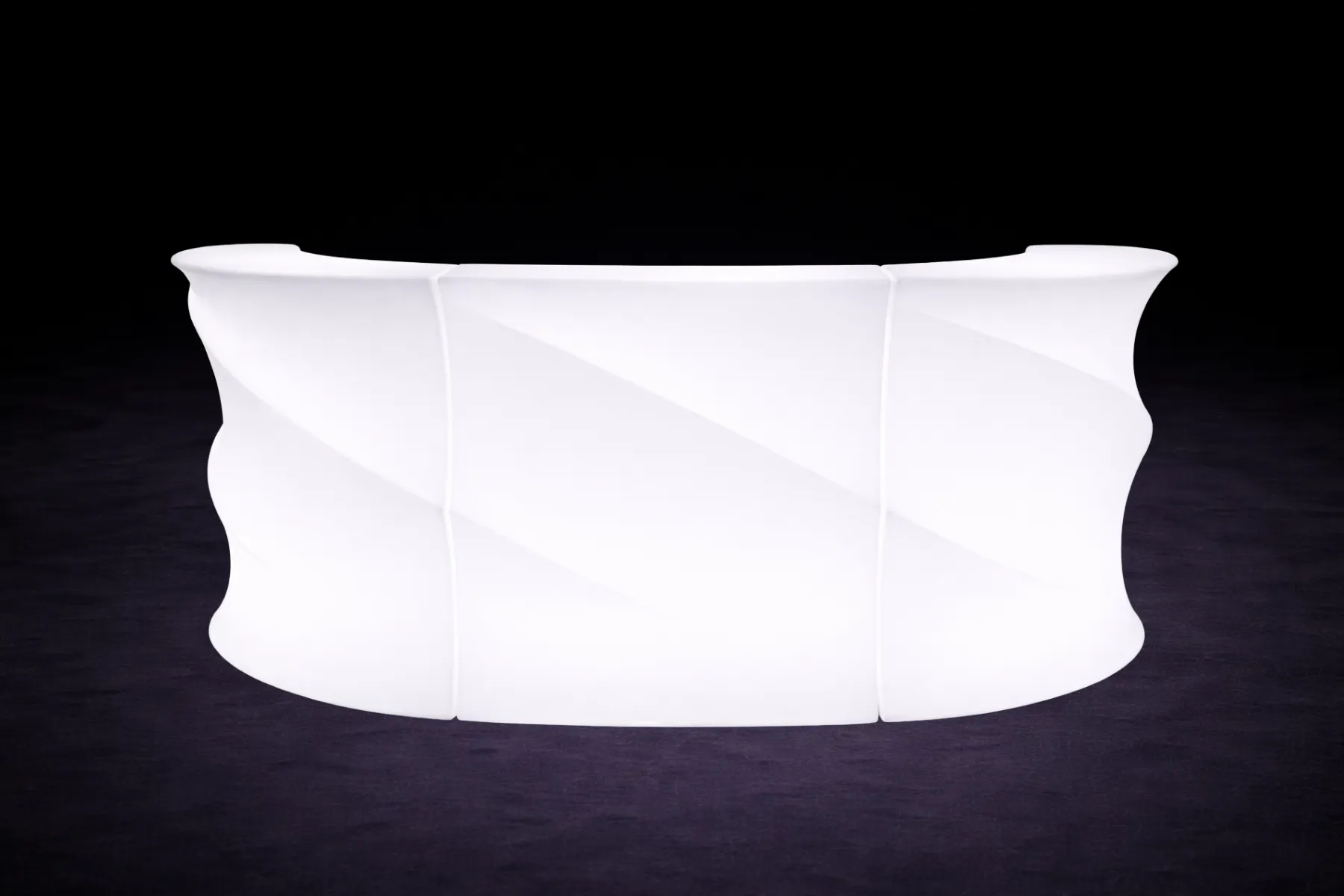 LED Theke elegant mieten – beleuchtetes Loungemöbel