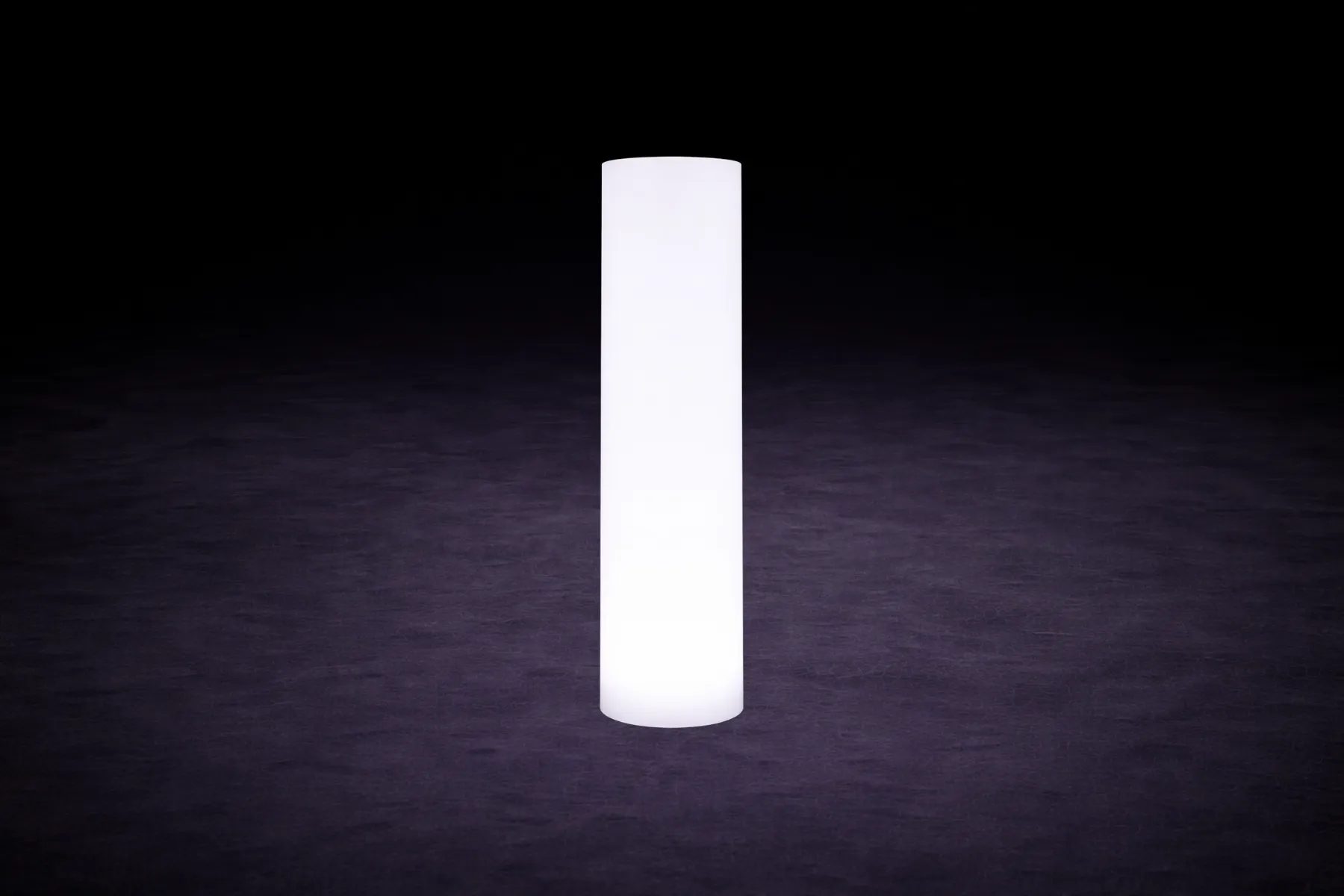 LED Lampensäule rund mieten – LED-Leuchte für Event & Lounge