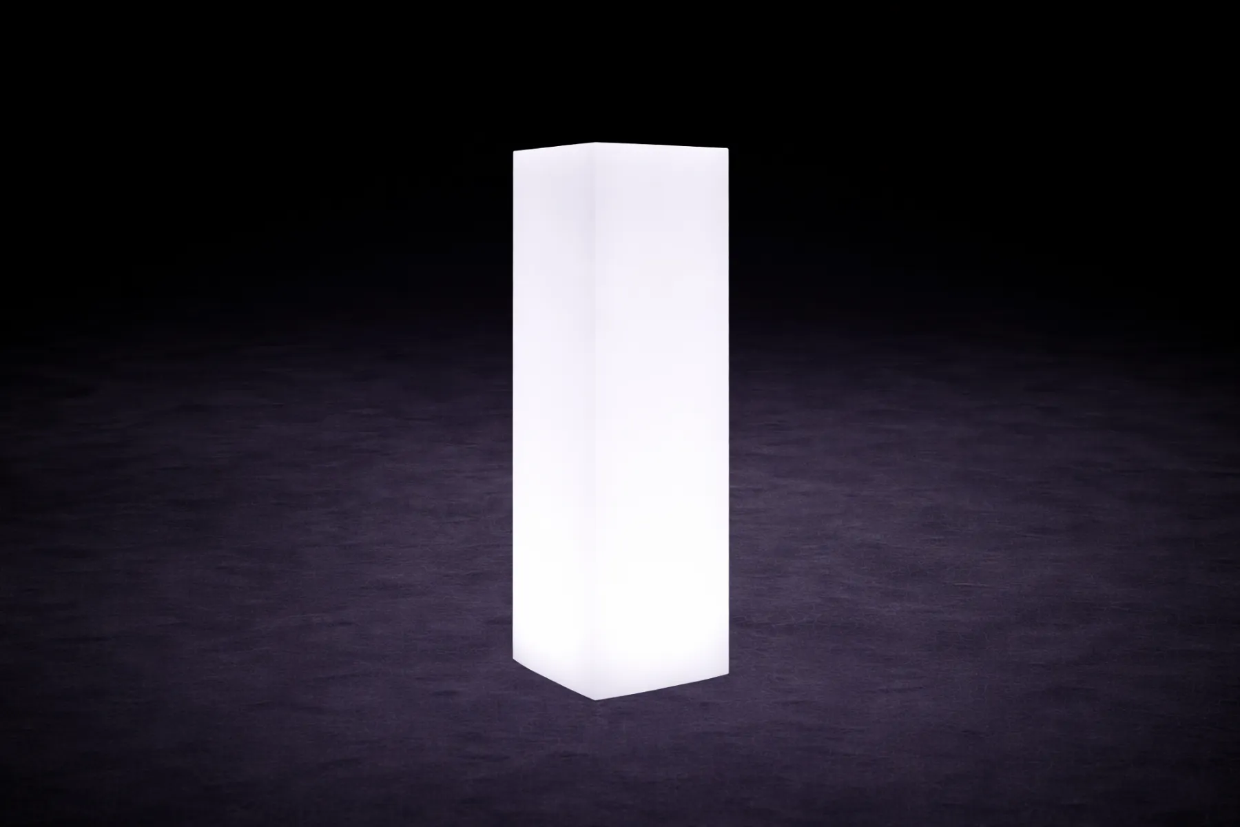 LED Lampensäule eckig mieten – LED-Leuchte für Event & Lounge