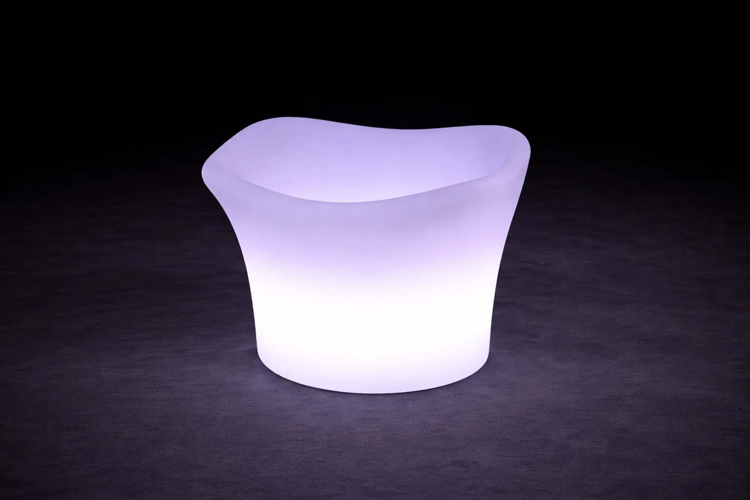 LED Flaschenkühler mieten – beleuchtetes Loungemöbel