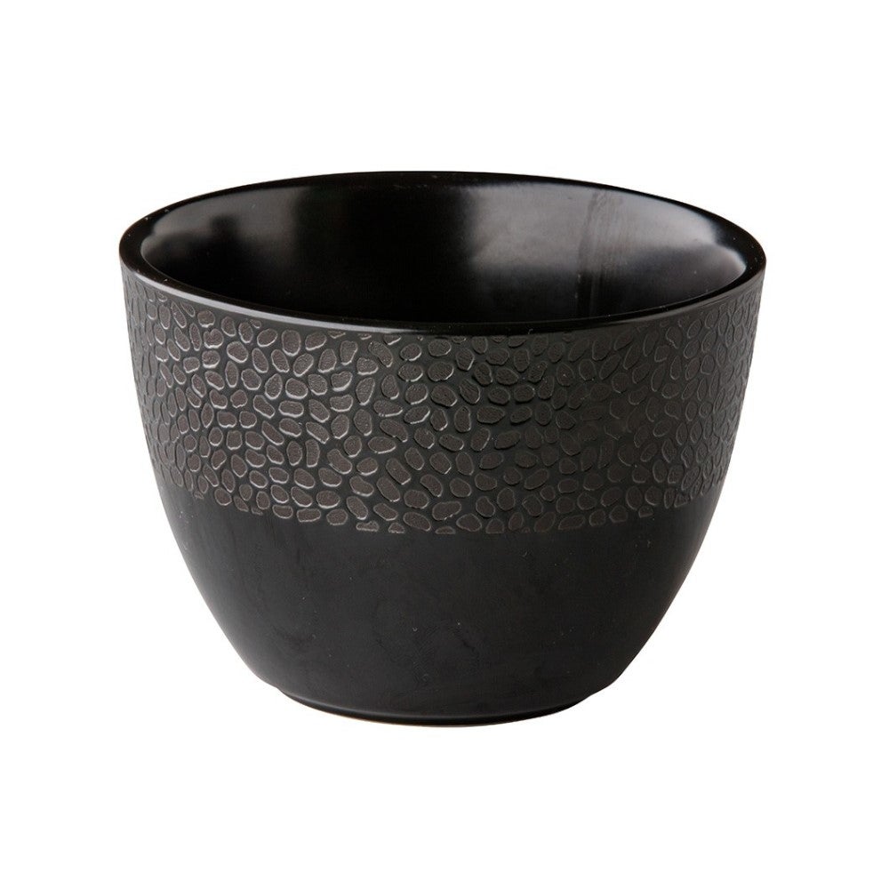 "Honeycomb" Coupe Teller 27,5 cm, Schwarz, mit Struktur, Haptik, Modern, Extravaganz, Hochwertig, Menüteller, Bowl, tiefer Teller, Suppenteller, Ambiente – 2
