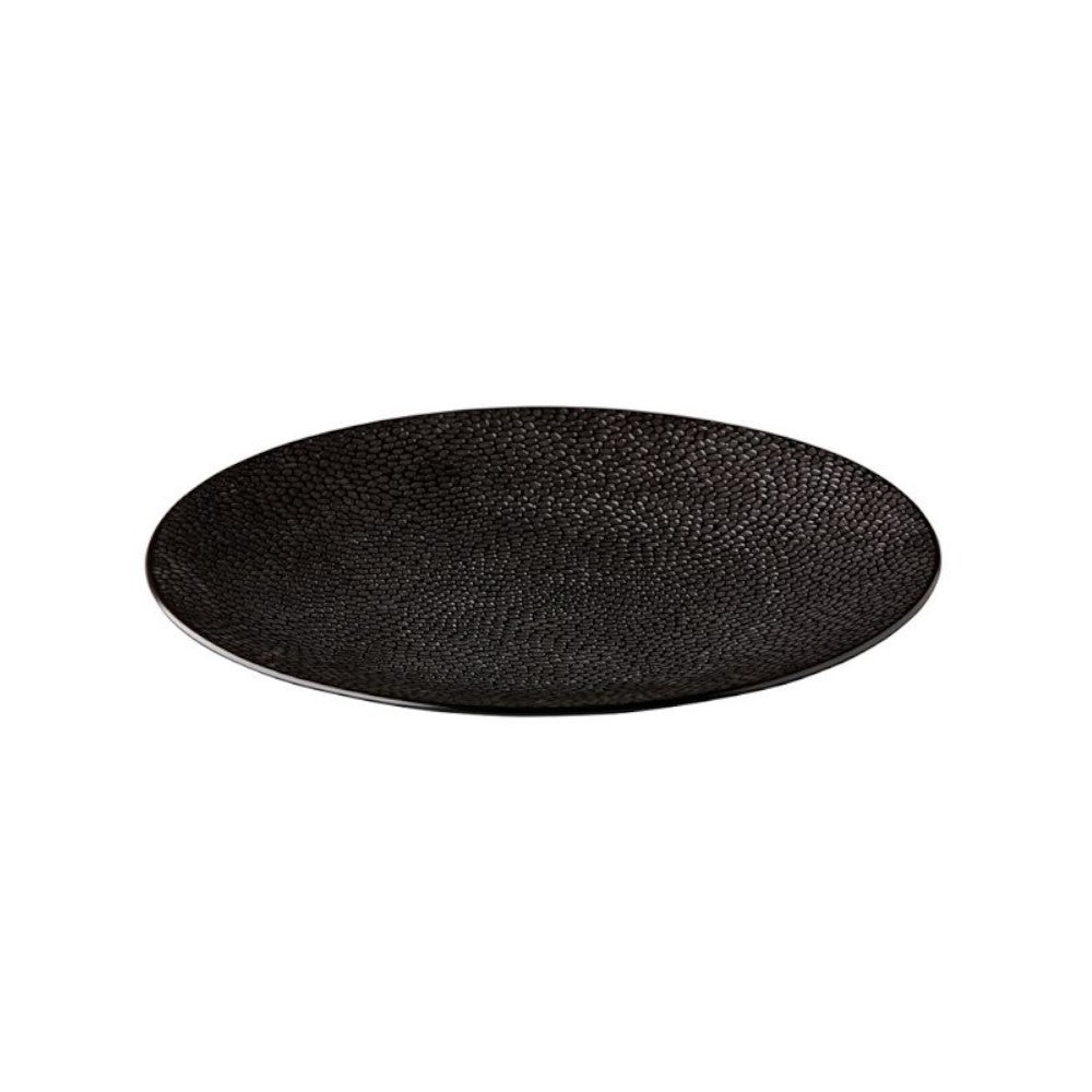 "Honeycomb" Coupe Teller 27,5 cm, Schwarz, mit Struktur, Haptik, Modern, Extravaganz, Hochwertig, Menüteller, Bowl, tiefer Teller, Suppenteller, Ambiente – 4