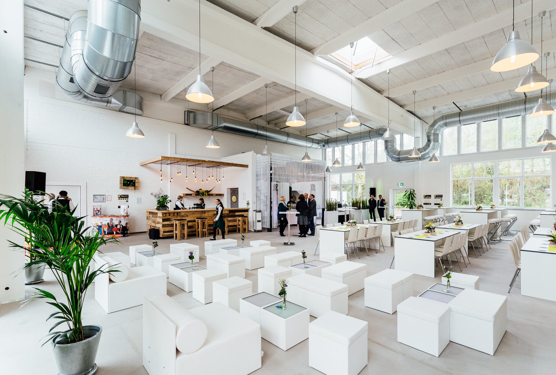 Loungekombination, Loungewürfel, Loungetisch White Lounge Weiß – 3