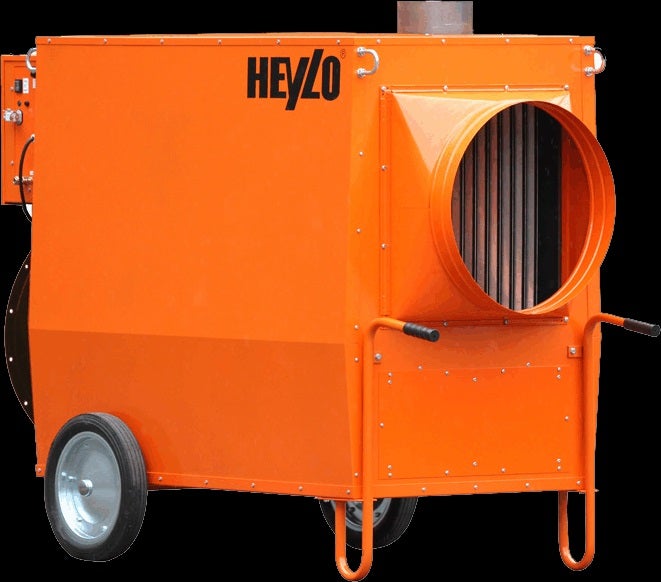 Zeltheizung 153Kw Heylo K170, gratis Lieferung, inkl. Öltank und Thermostat