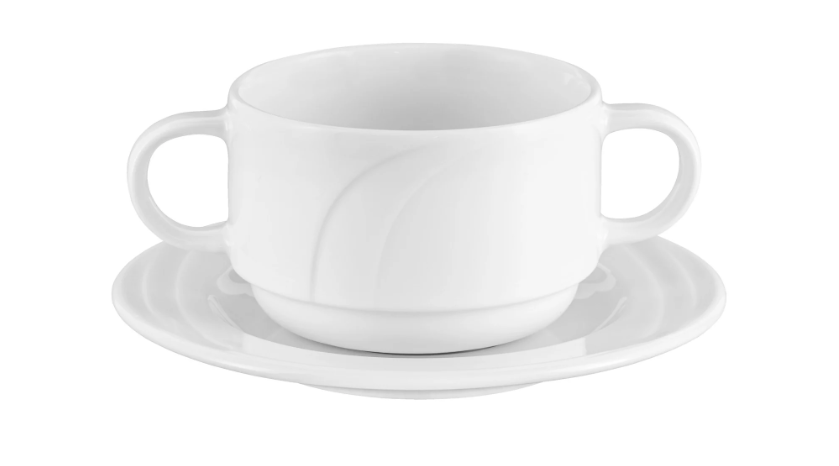 Suppentasse mit Untertasse 280ml