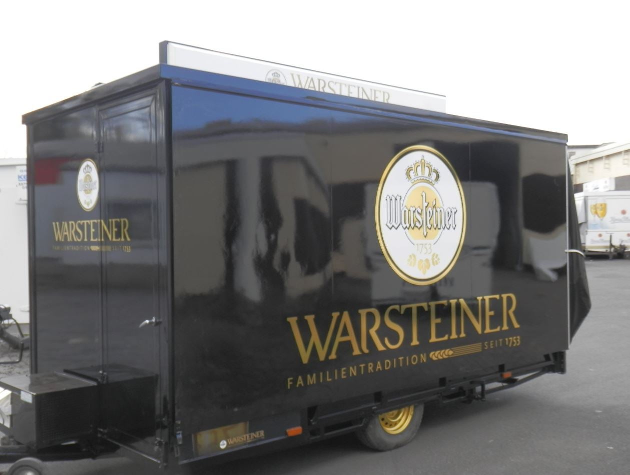 Warsteiner Achteck Bierwagen - Schankwagen mit Kühlzelle, 2-ltg. – 4