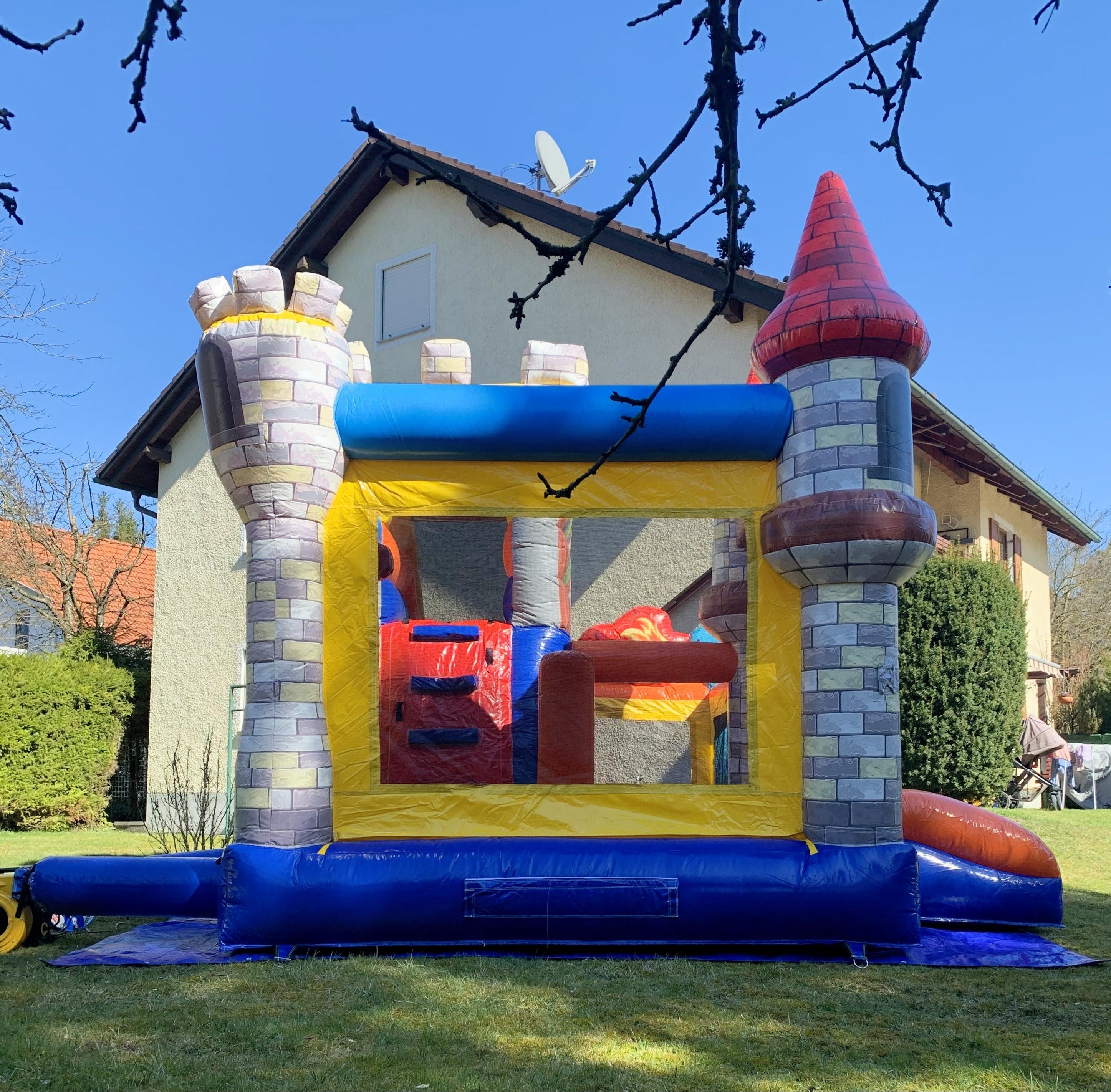 Hüpfburg Ritterburg mit Rutsche mieten | Event – 4