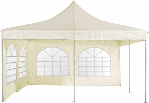 Leichtes Pagodenzelt 4m x 4m mit Seitenteilen – 3