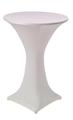 Stehtisch klappbar, Ø70cm, weiß rund, Höhe 110cm – 2