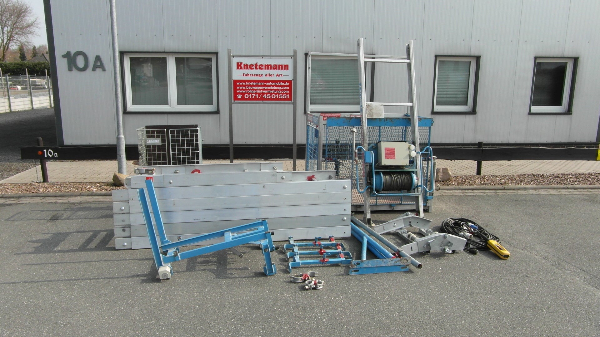 Bauaufzug / Dachdeckeraufzug / Möbelaufzug, Schrägaufzug zu vermieten – 2