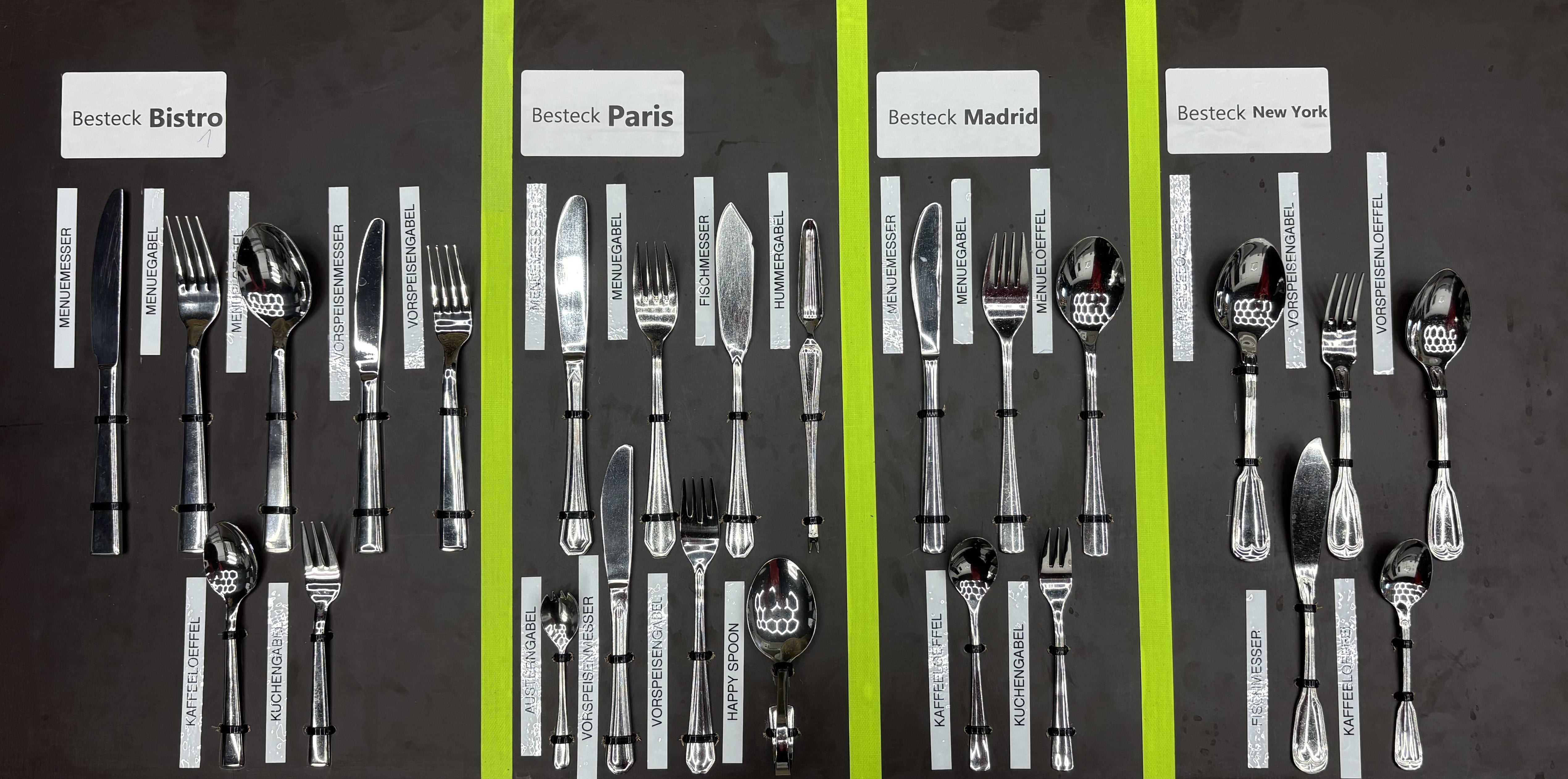 Messer / Gabel / Löffel / Besteck – 4