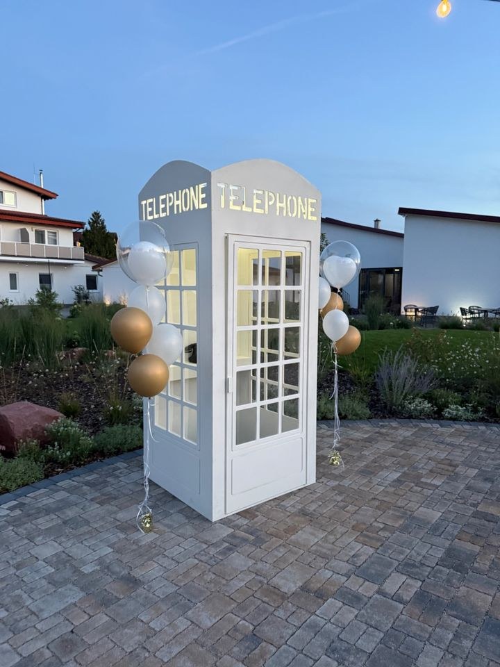 Hochzeits Telefonzelle Audio Gästebuch mieten in Leimen – 3