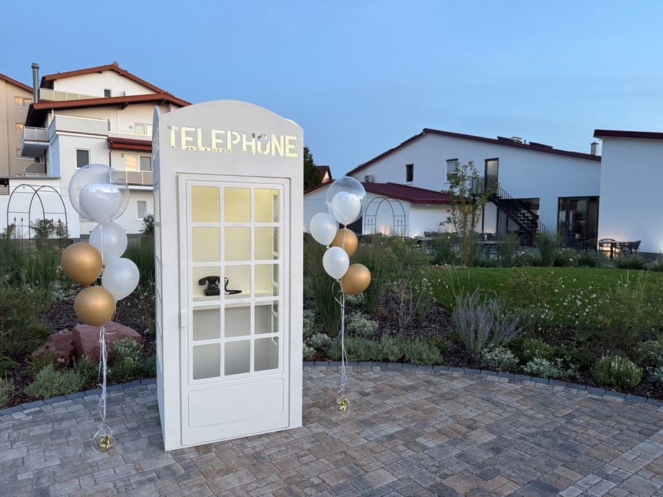 Hochzeits Telefonzelle Audio Gästebuch mieten in Leimen – 2