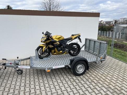 Motorrad-Transportanhänger / Profi Doppel Motorradanhänger 1.300KG – 3