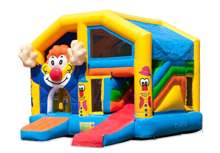 Hüpfburg Multiplay Clown mit Dach