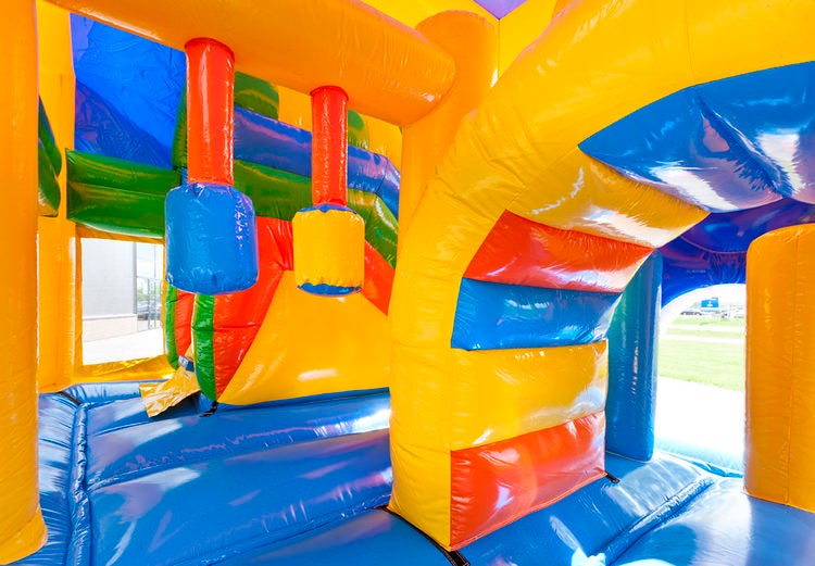 Hüpfburg Multiplay Clown mit Dach – 4