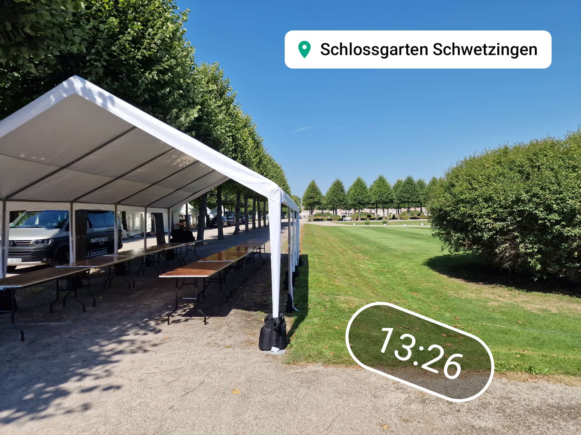 Partyzelt 5x12 m mieten – Speyer / Rhein-Neckar, ab 179 € – 3