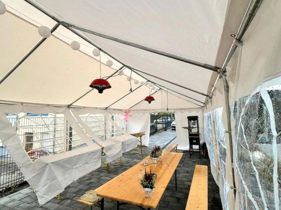 Partyzelt 4x8 m mieten – Speyer / Rhein-Neckar, ab 129 € – 4