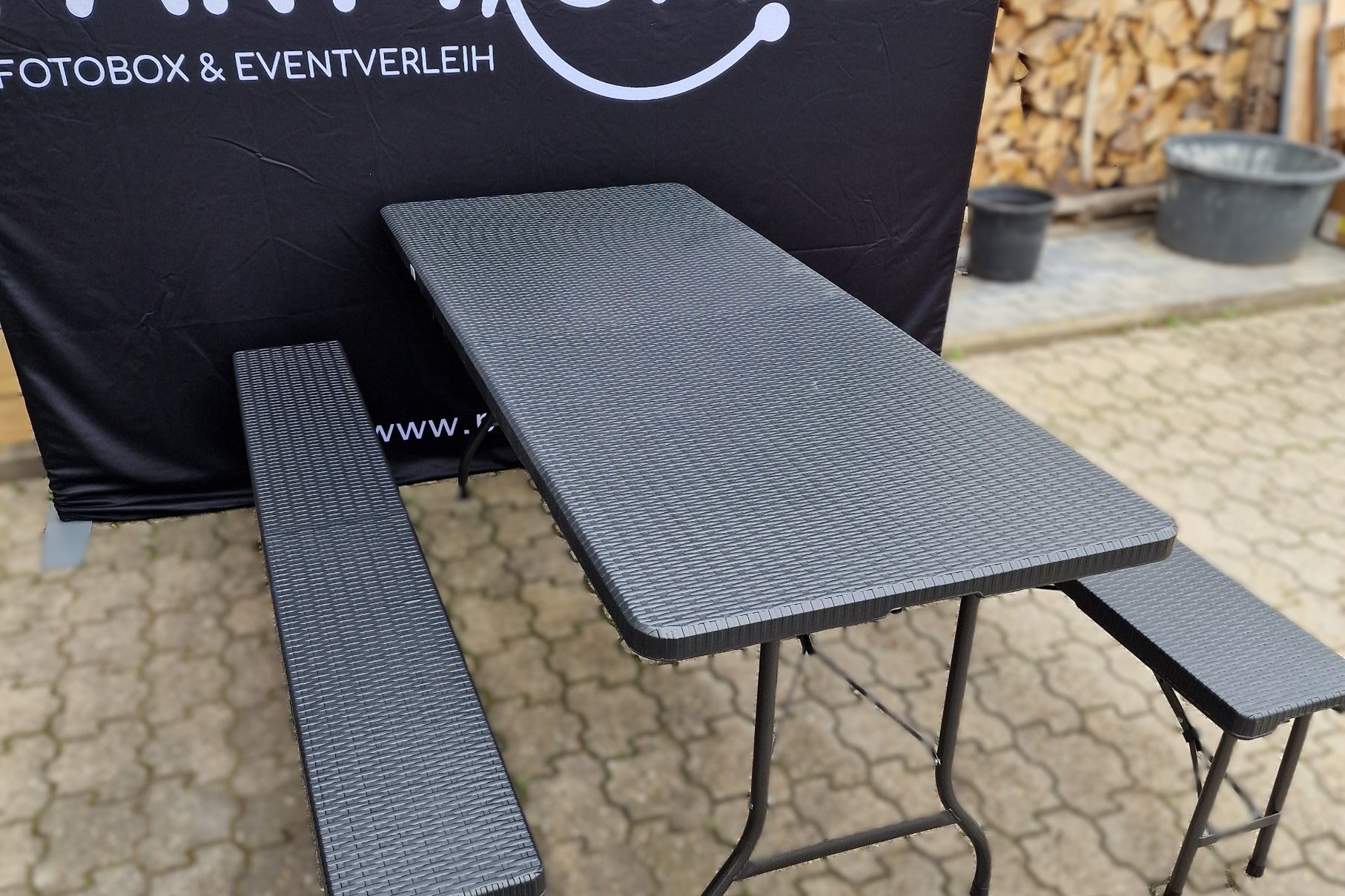 Bierzeltgarnitur Kunststoff mieten – Speyer / Rhein-Neckar, ab 14 €