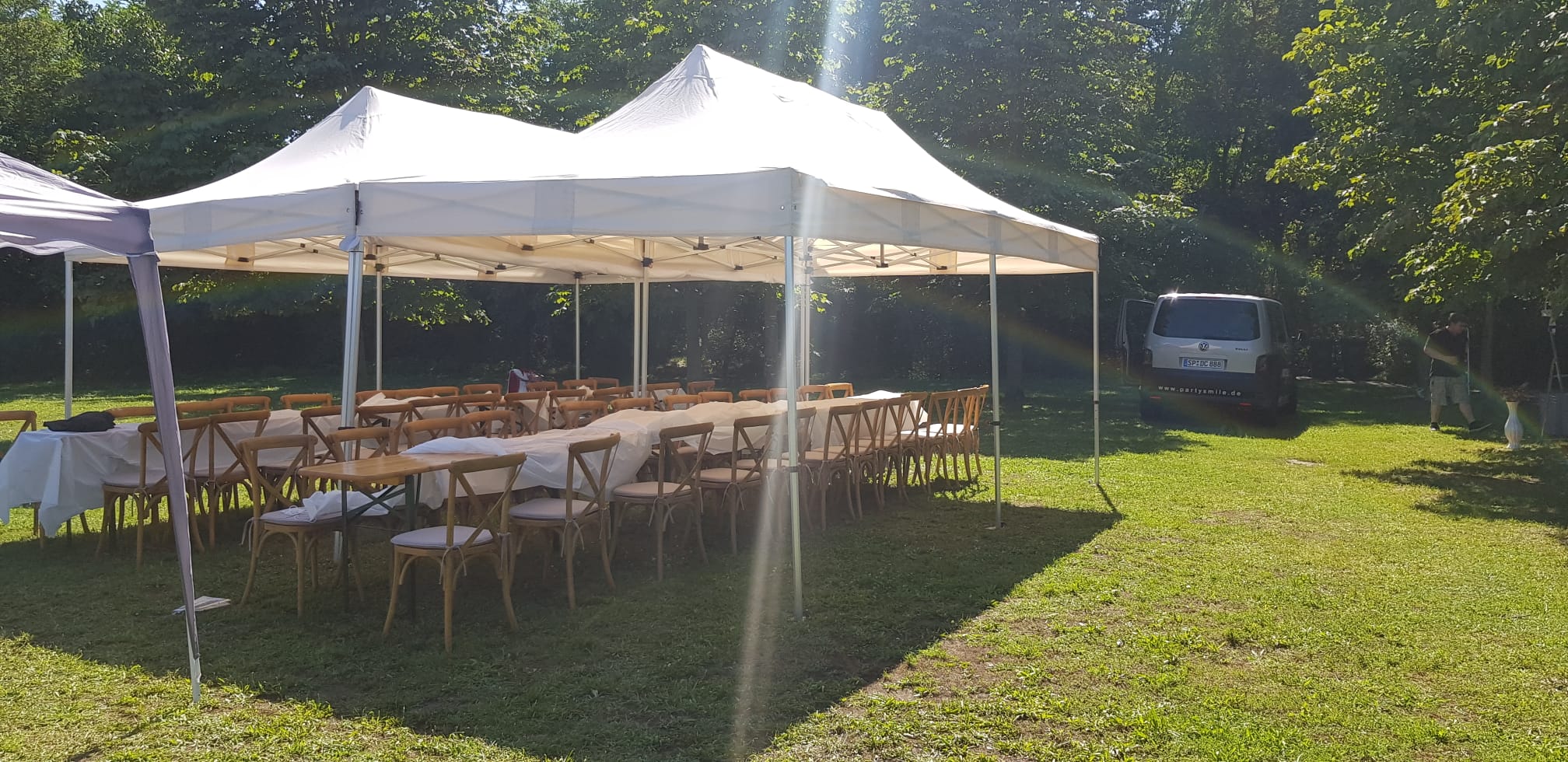 Faltzelt / Pavillon mieten ab 30 € – inkl. Seitenwände | Wochenende zum Festpreis (3x3, 3x6, 4x4, 4x8 m) – 2