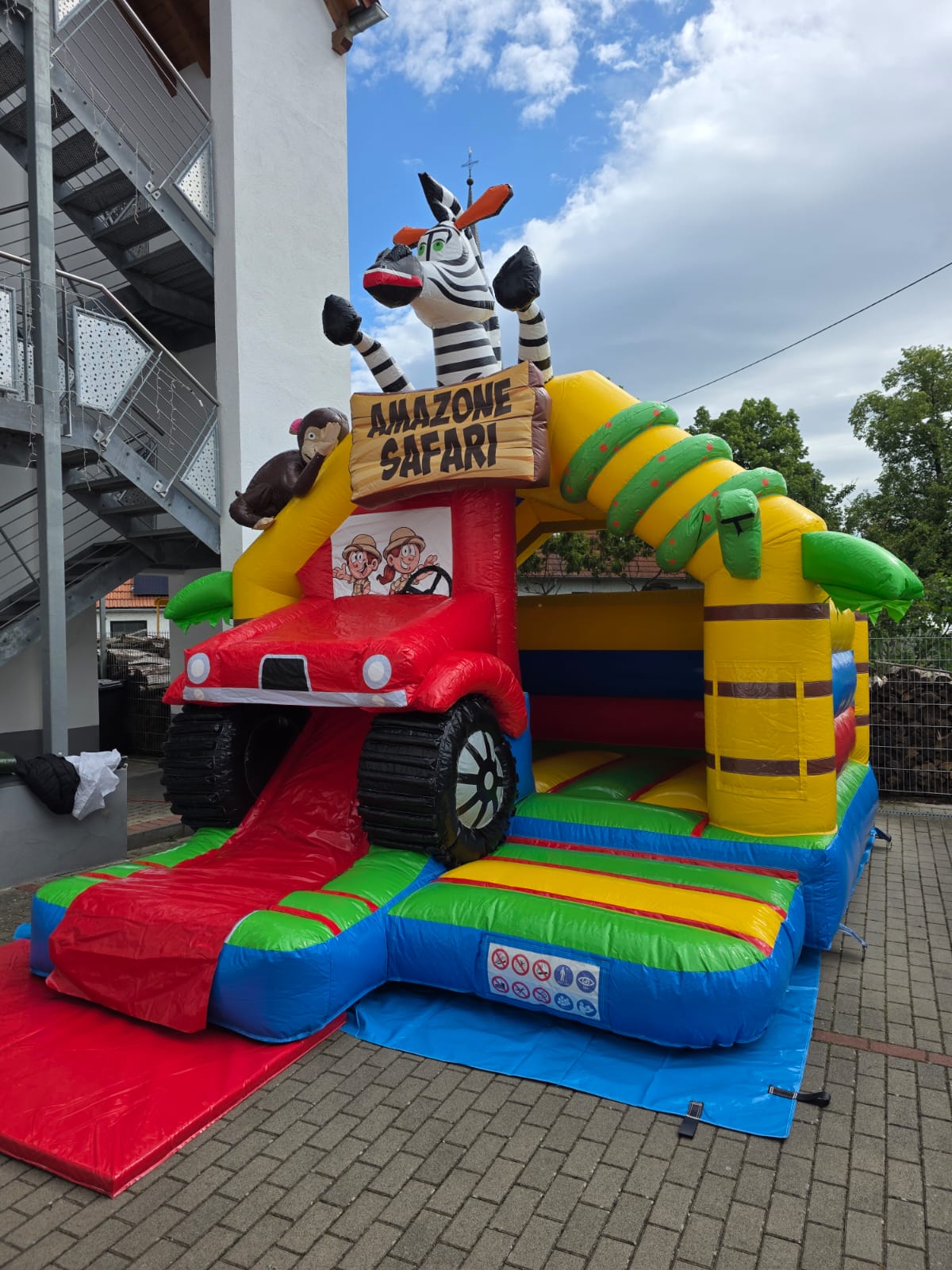 Hüpfburg Amazone Safari mit Rutsche mieten – Speyer / Rhein-Neckar, ab 99 € – 3