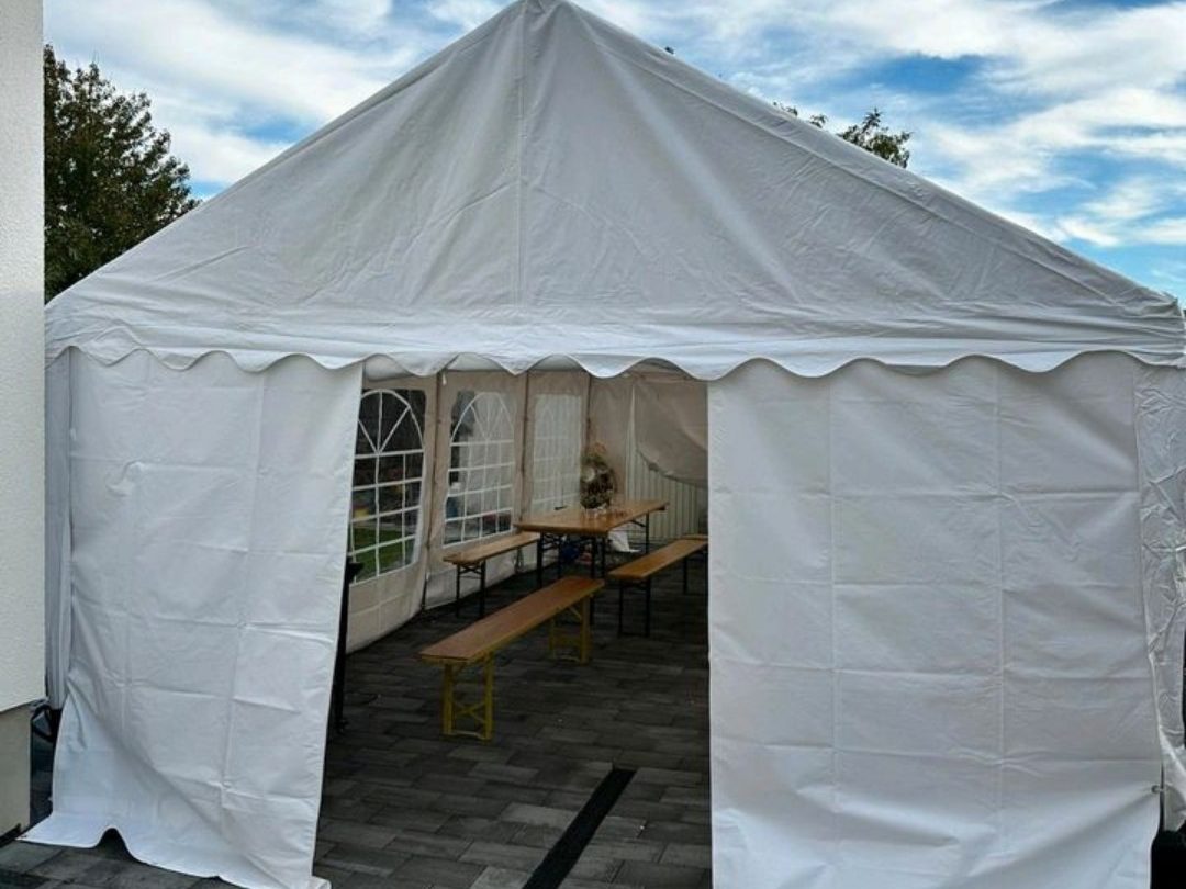 Partyzelt 4x8 m mieten – Speyer / Rhein-Neckar, ab 129 € – 3
