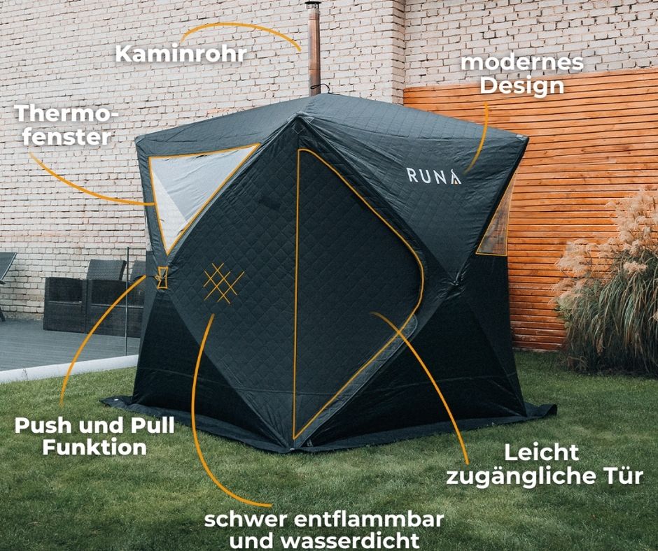 Mobile Zeltsauna Komplettpaket mieten – Speyer / Rhein-Neckar, ab 79 € – 5